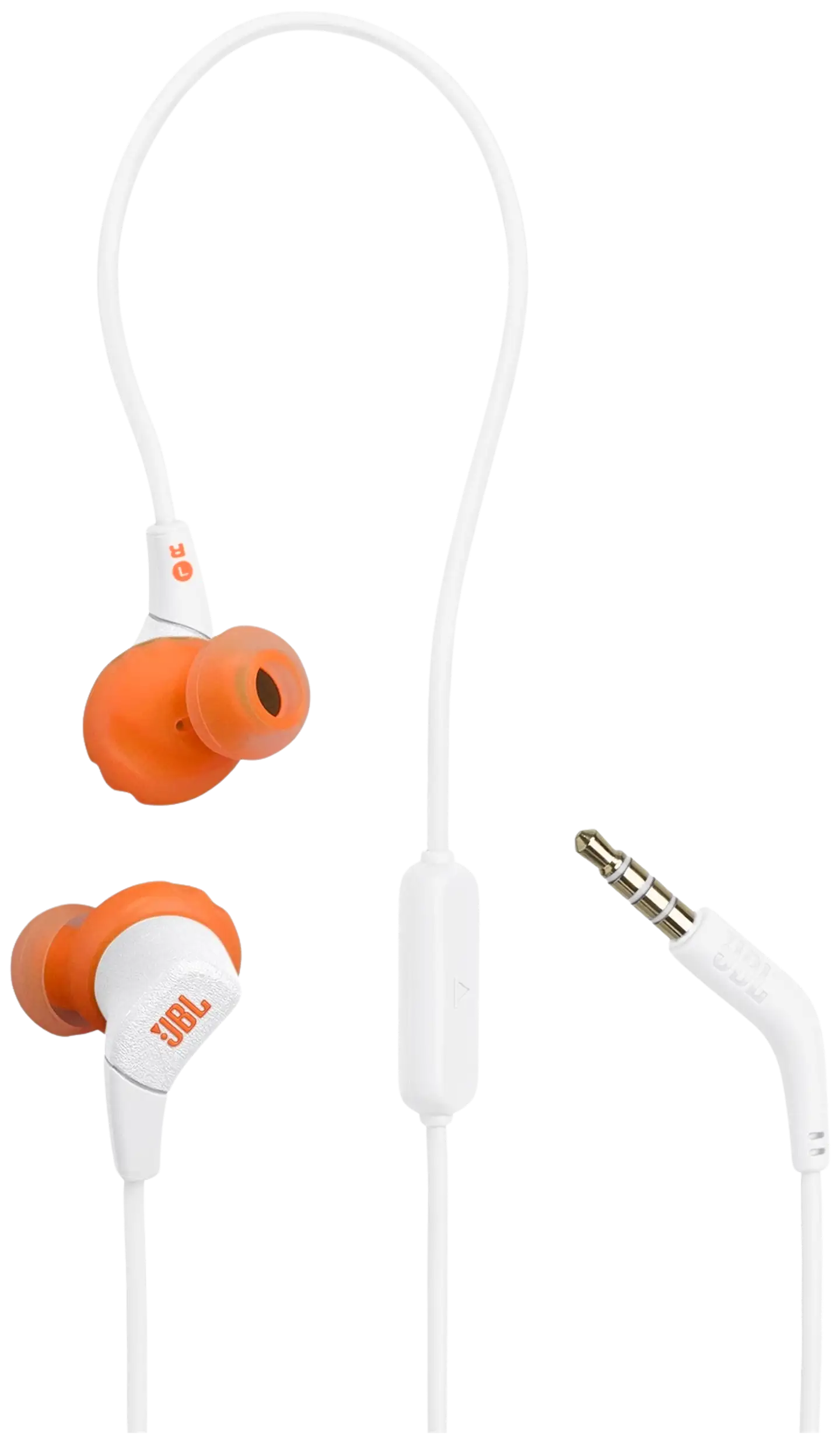 JBL langalliset Sport nappikuulokkeet 3,5mm liitännällä Endurance Run 3 valkoinen - 1