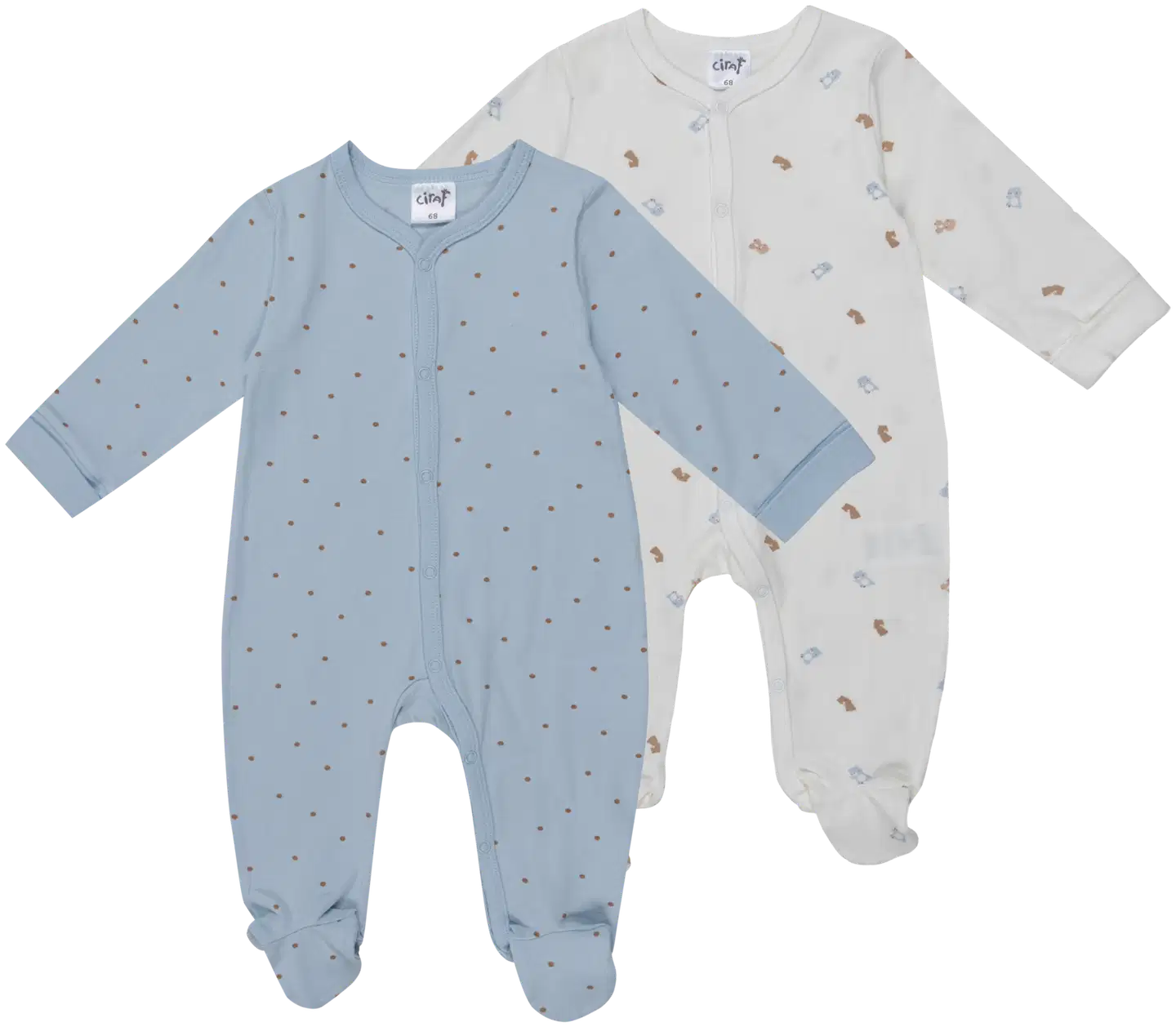 Ciraf vauvojen potkupuku Nalle 250B263013 2-pack - blue bear - 1