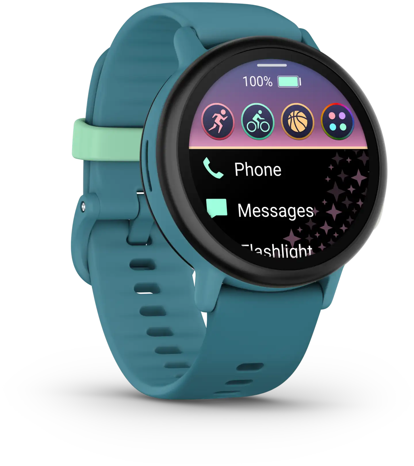Garmin lasten kellopuhelin Bounce 2, Turkoosi - 5