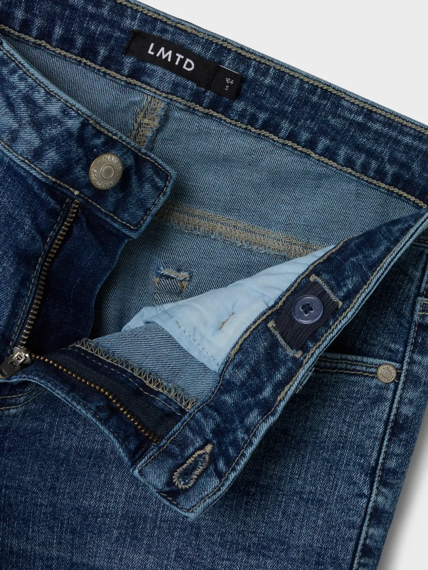 LMTD lasten farkut - Medium Blue Denim - 6