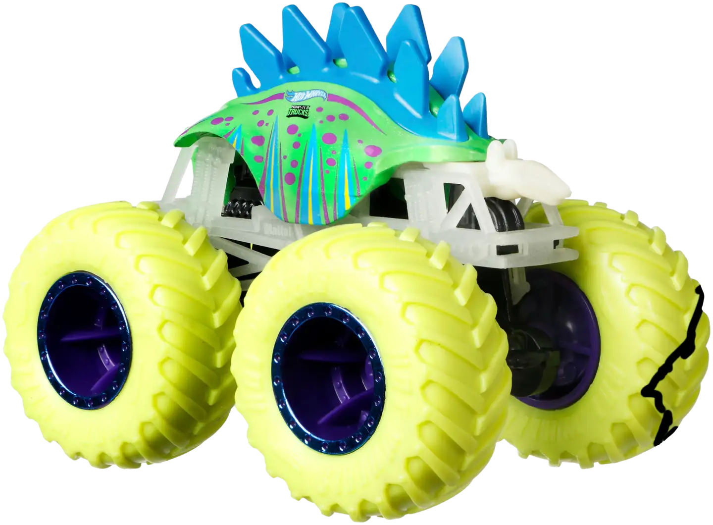 Hot Wheels Monster Trucks Glow In The Dark 10 Kpl - 7