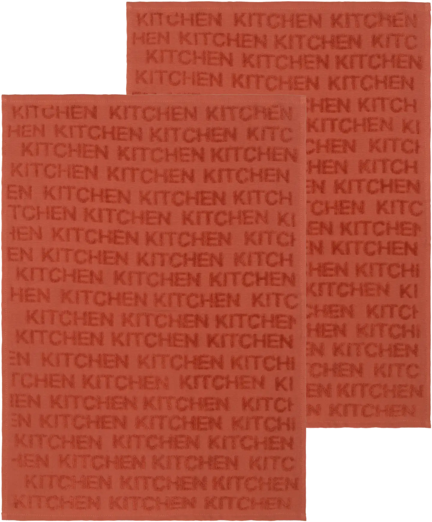 House keittiöpyyhe Kitchen 2 kpl terracotta - 1
