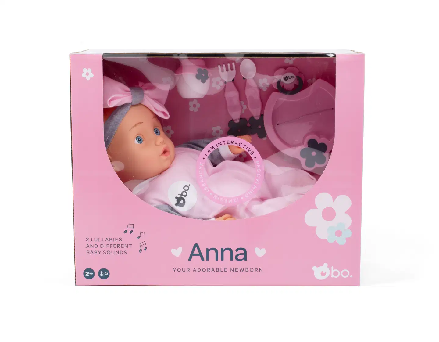 bo. interaktiivinen nukke Vastasyntynyt  Anna 42 cm - 1