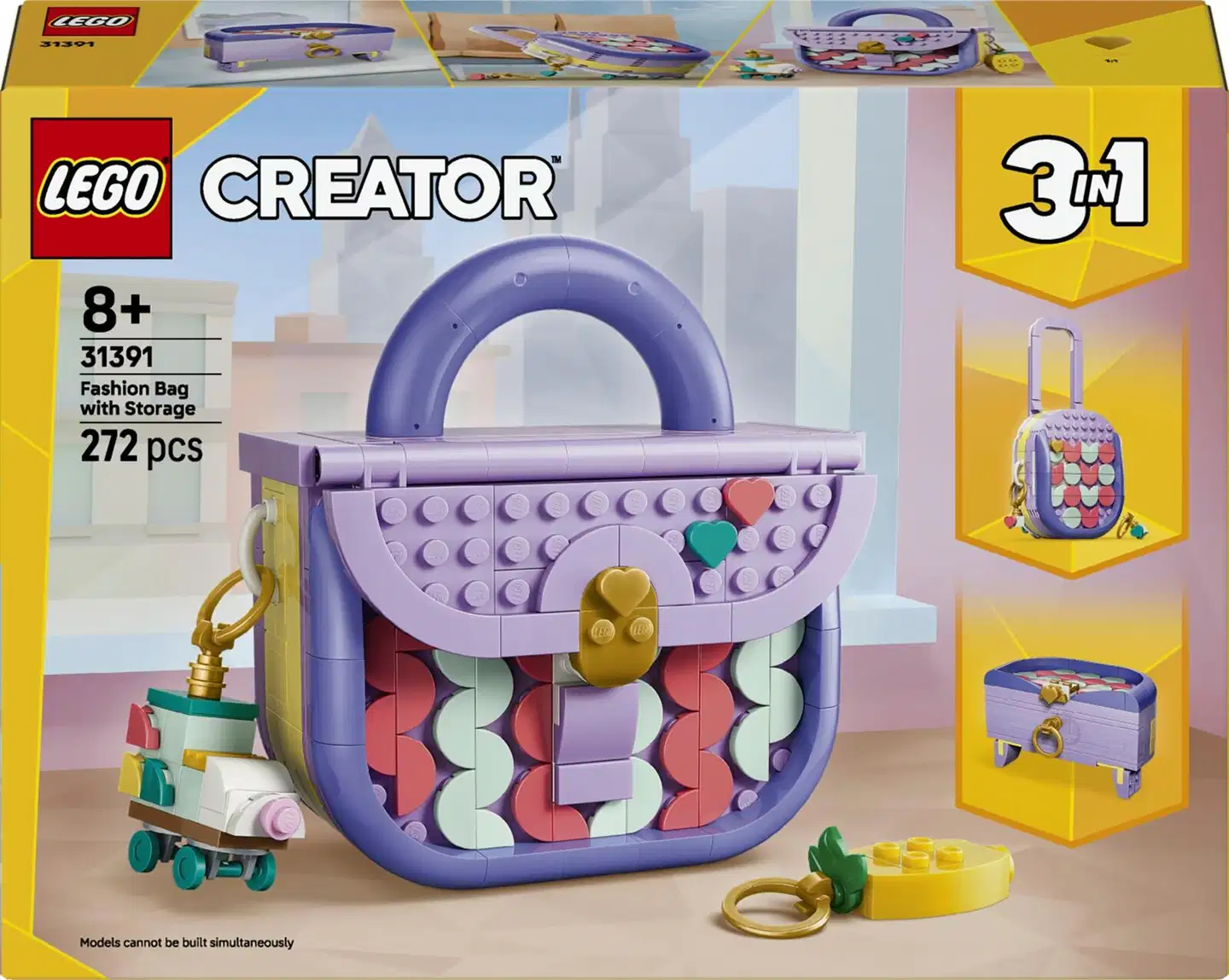 LEGO® Creator 31391 Muodikas laukku ja säilytysrasia - 3