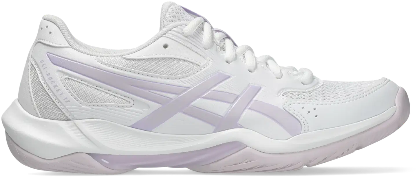 Asics Gel-Rocket 12 naisten sisäpelikenkä - WHITE/DAHLIA - 2