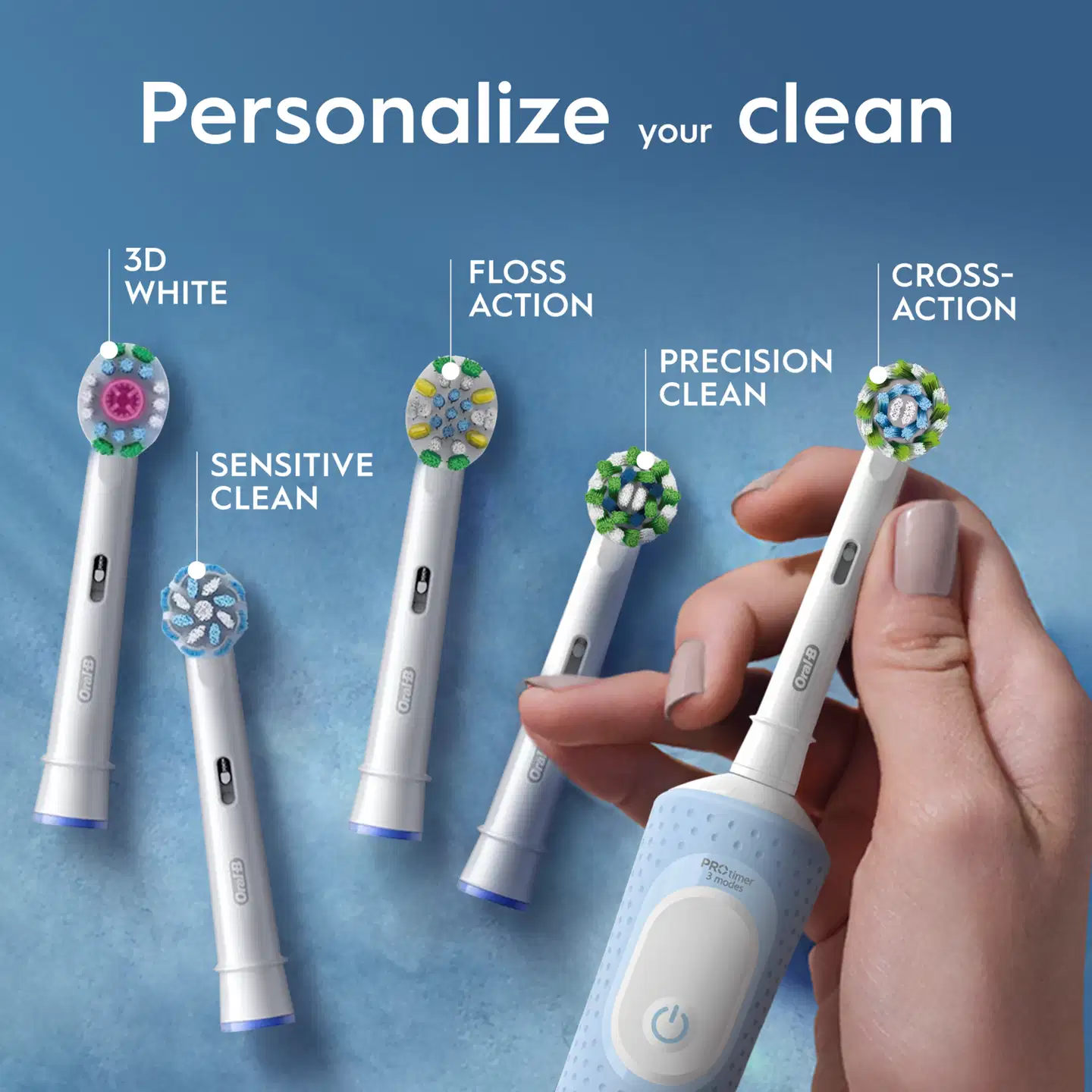 Oral-B Vitality PRO Vapor Blue sähköhammasharja - 9