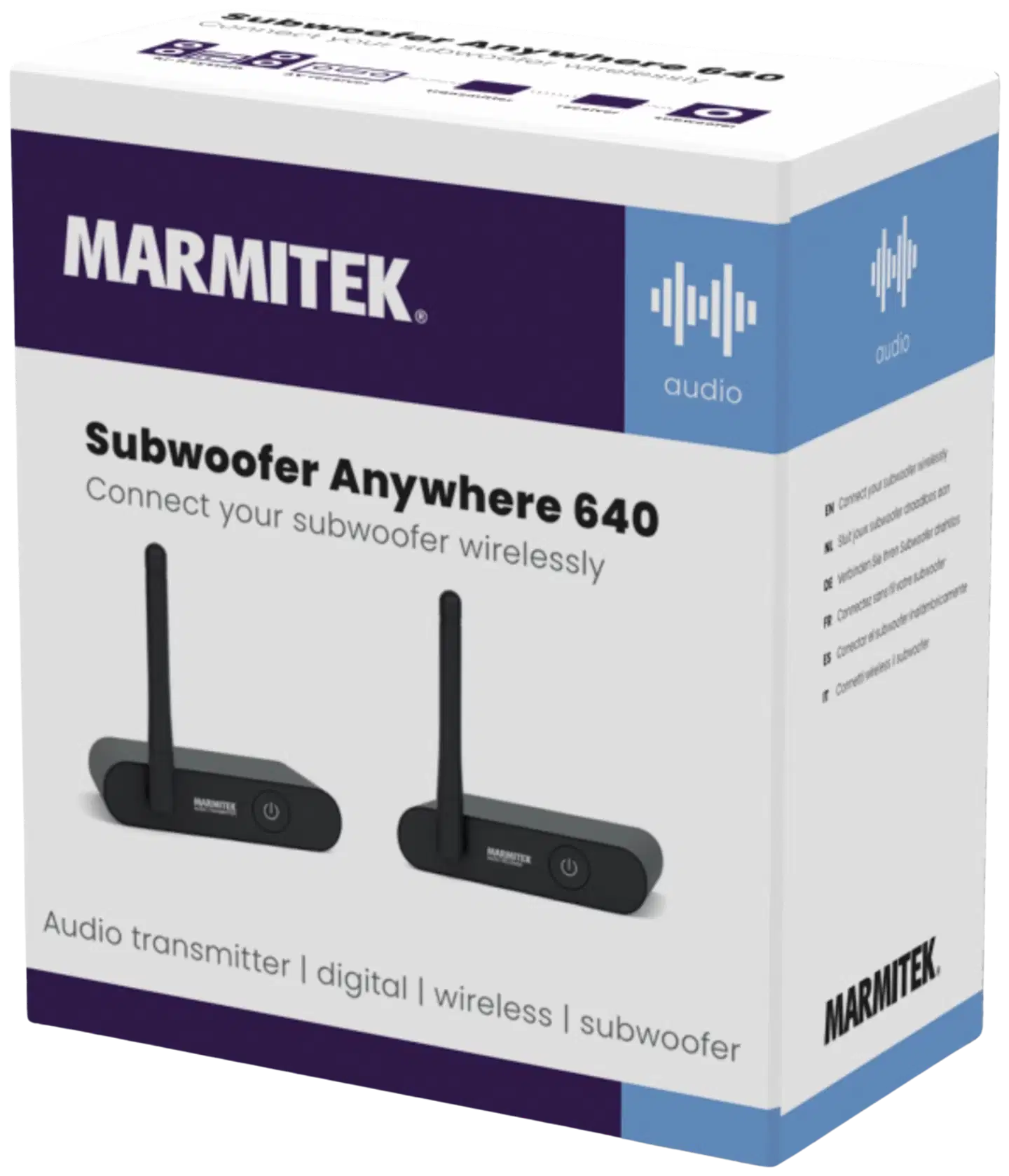 Marmitek Langaton Lähetin ja Vastaanotin Subwoofer Anywhere 640 - 7