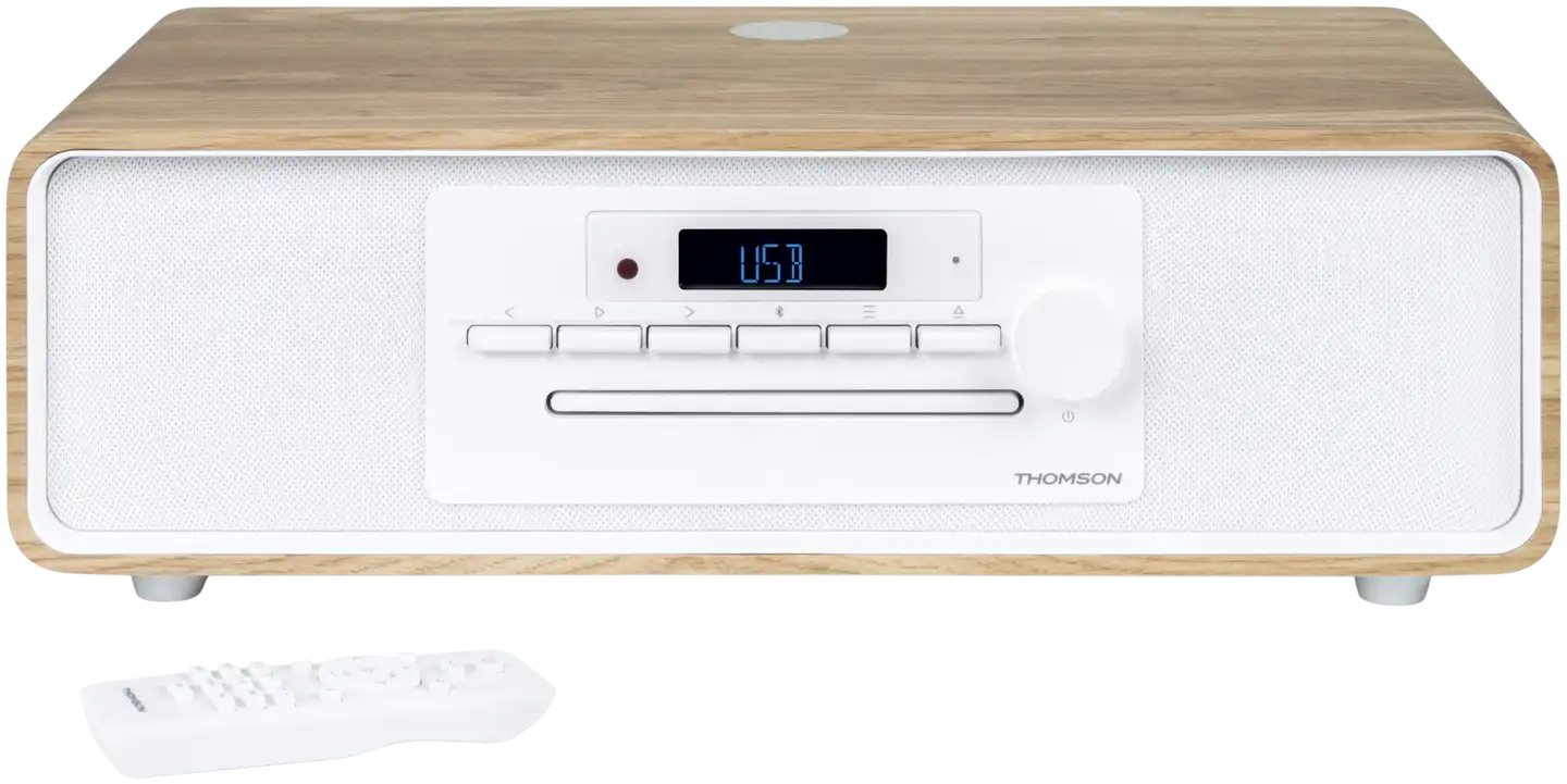Thomson mikrohifijärjestelmä MIC301IBT puu/valkoinen - 1