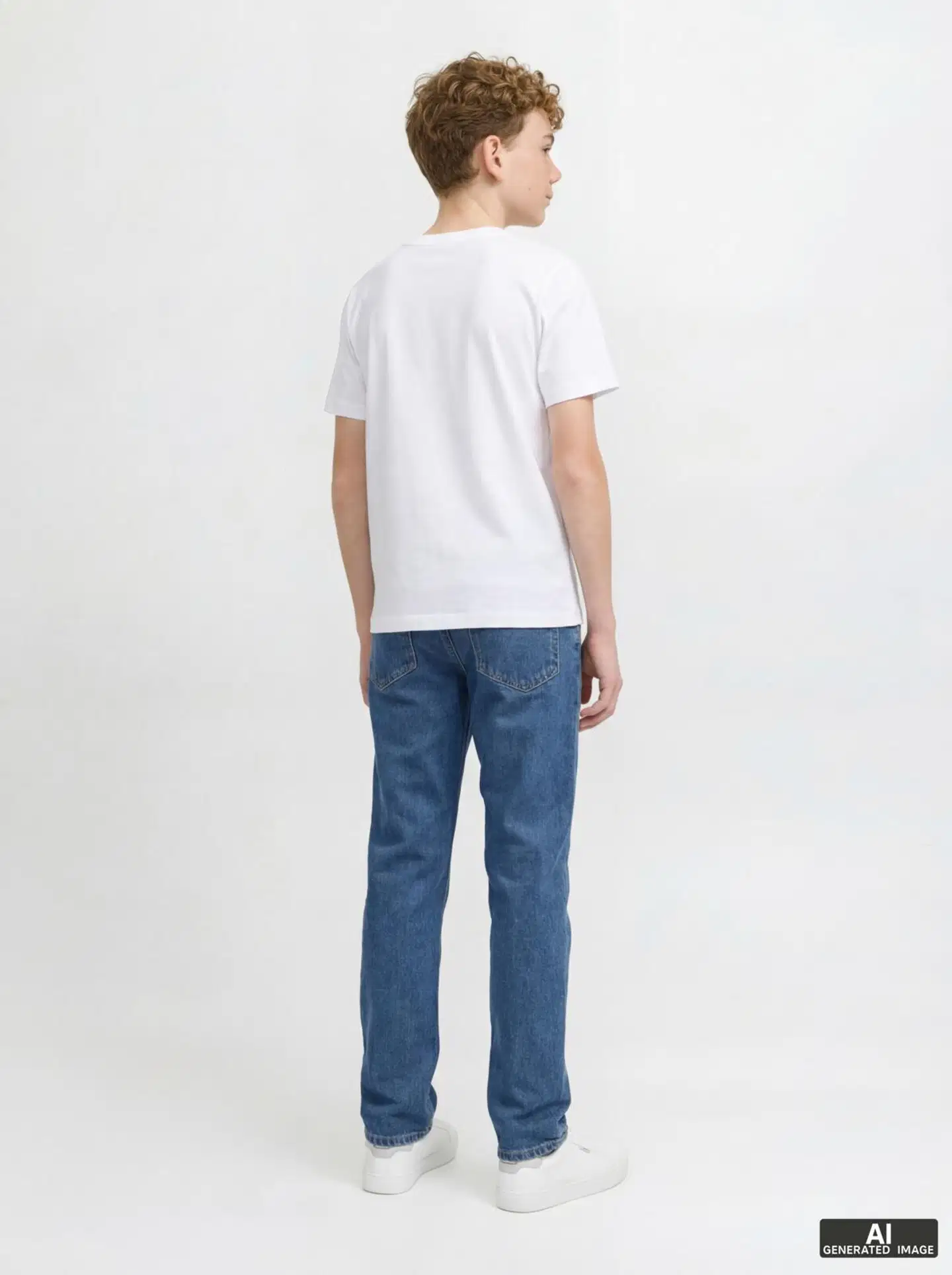 JJ REBEL JUNIOR lasten farkut - Blue Denim - 5