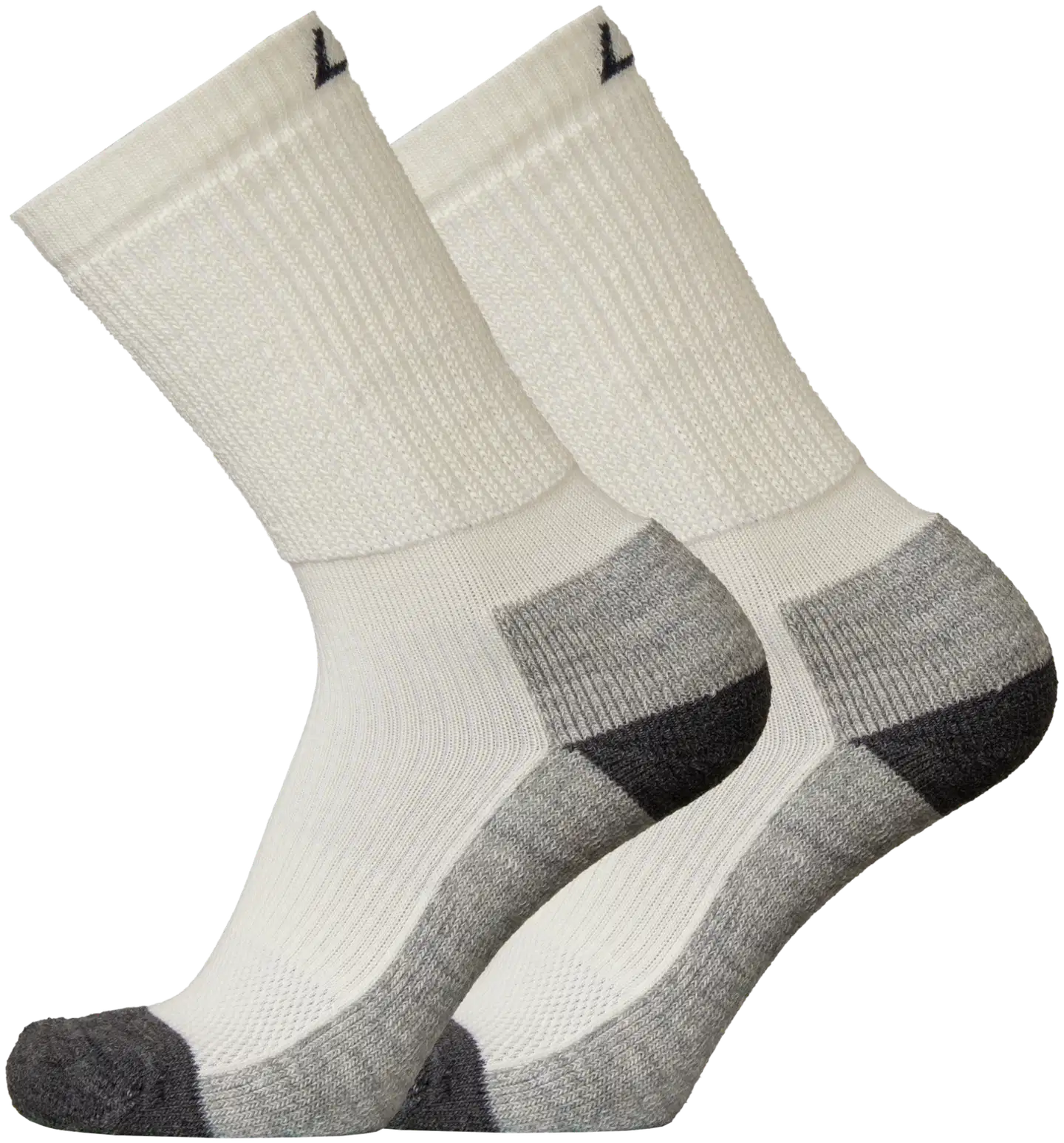 Luode12 unisex paksut vaellussukat 79510 - Luonnonvalkoinen