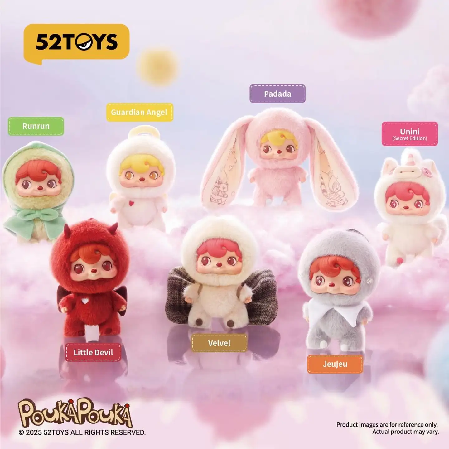 52TOYS keräilyhahmo POUKAPOUKA Vinyl Plush Blind Box - 8