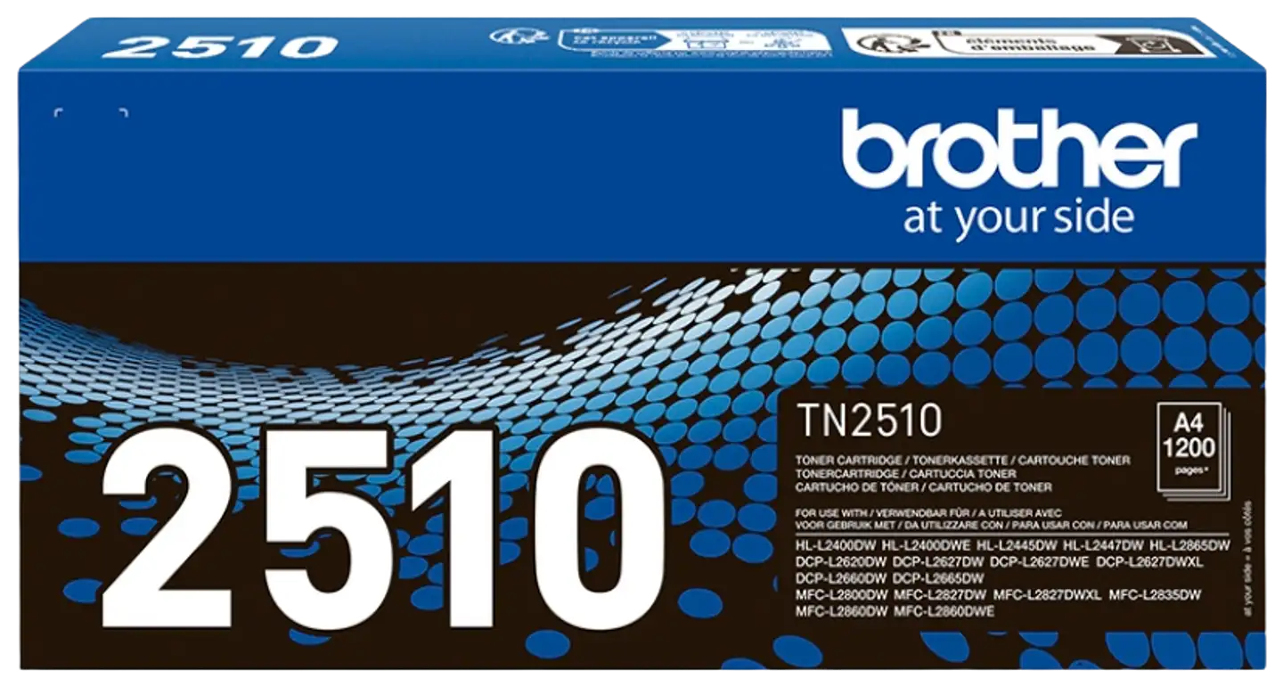 Brother tn2510xl toner high black 3000p