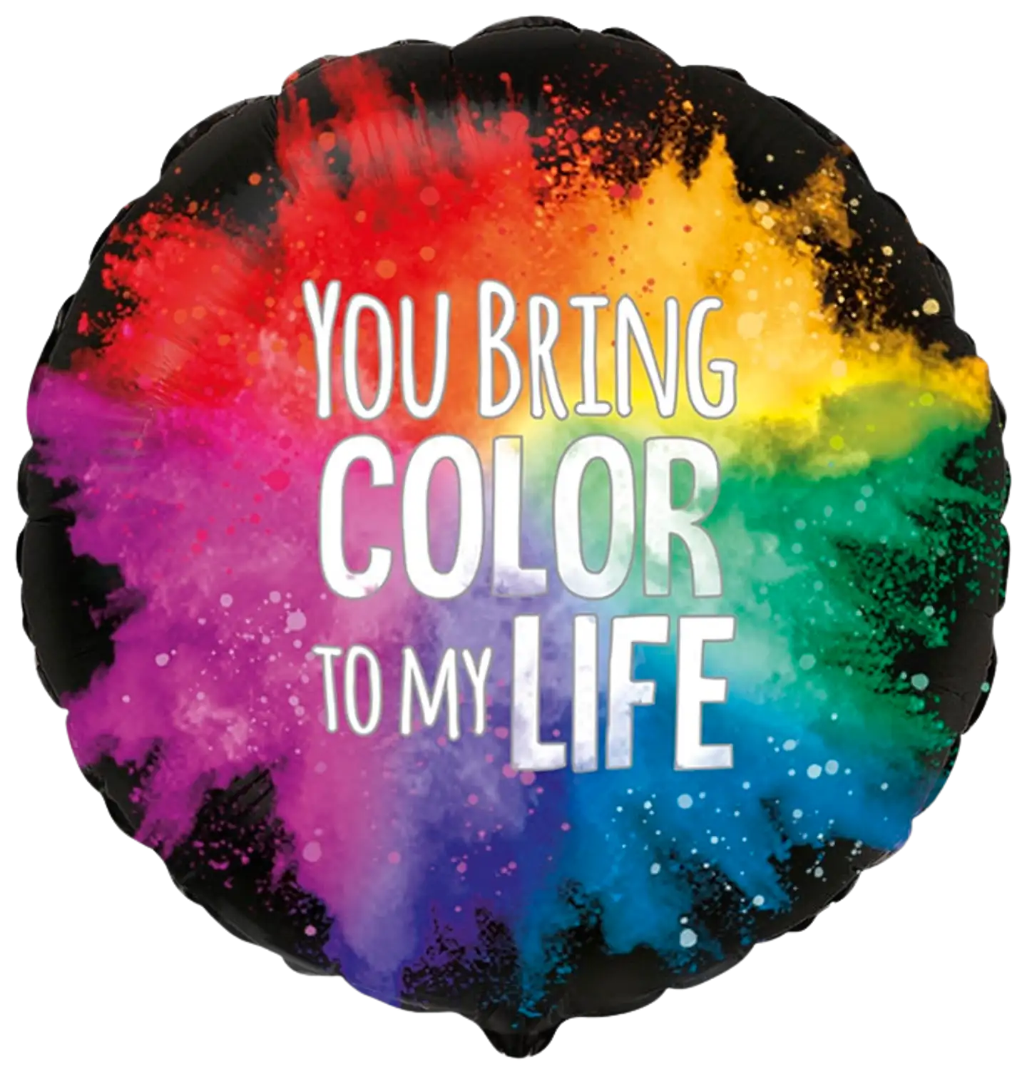 Väriä elämään foliopallo  5 kpl/pss