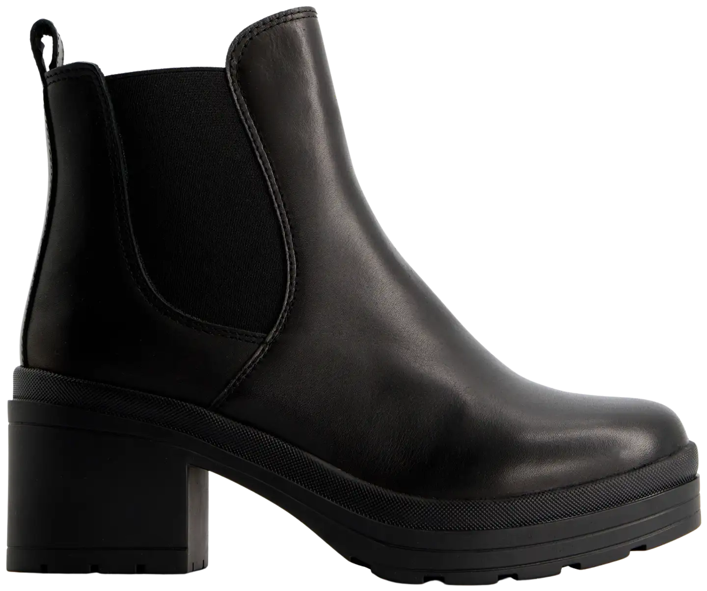 WKLY. naisten nahkanilkkurit Florence - BLACK - 1