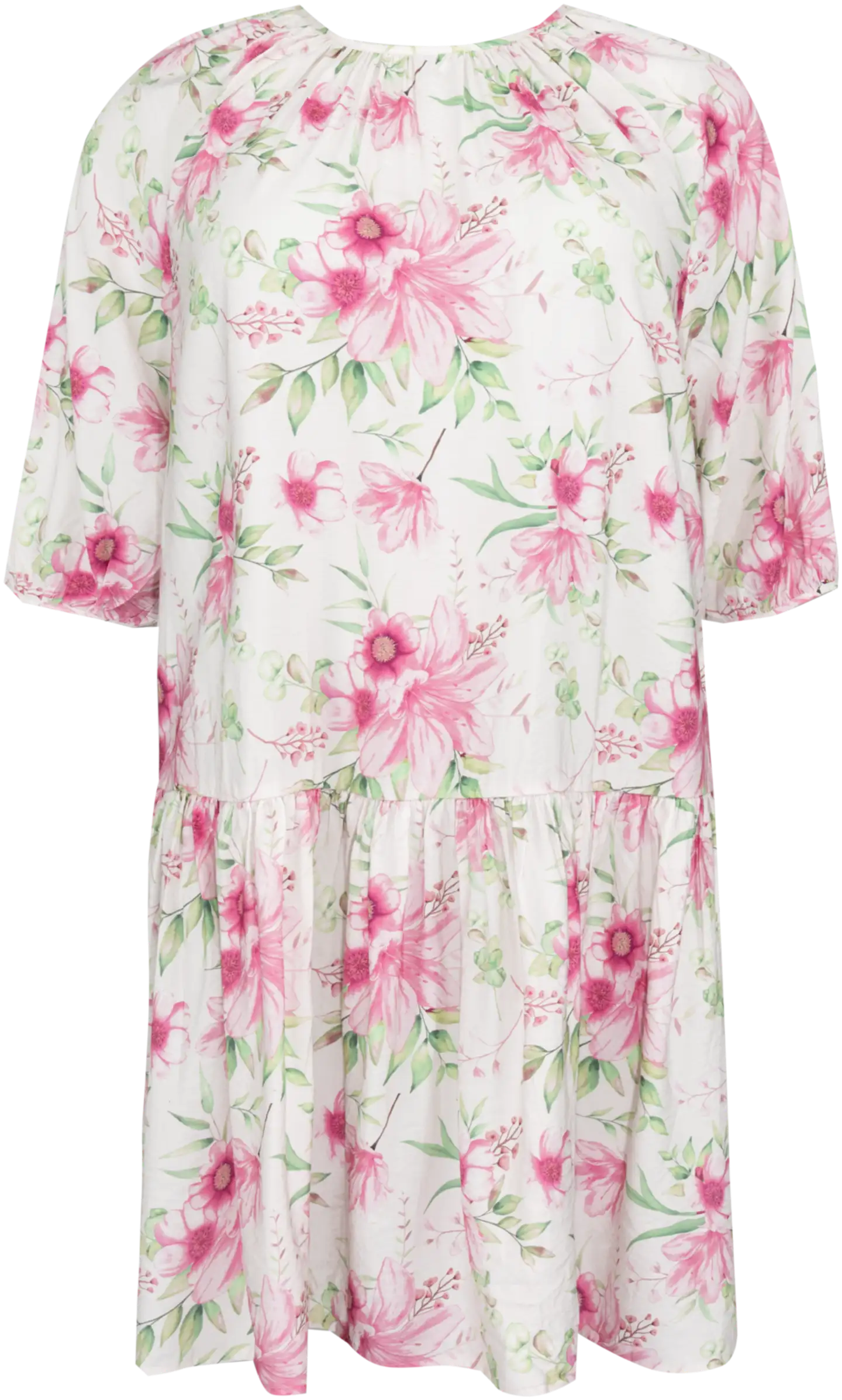 House naisten frillamekko 218HP14113, D-mitoitus - Flower aop - 1