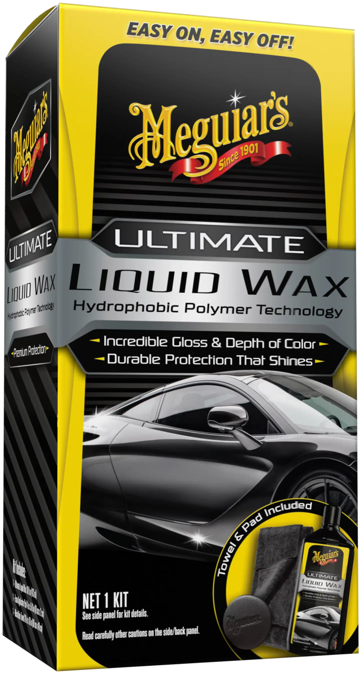 Meguiars Ultimate liquid wax, nestemäinen autovaha, G210516 - 1