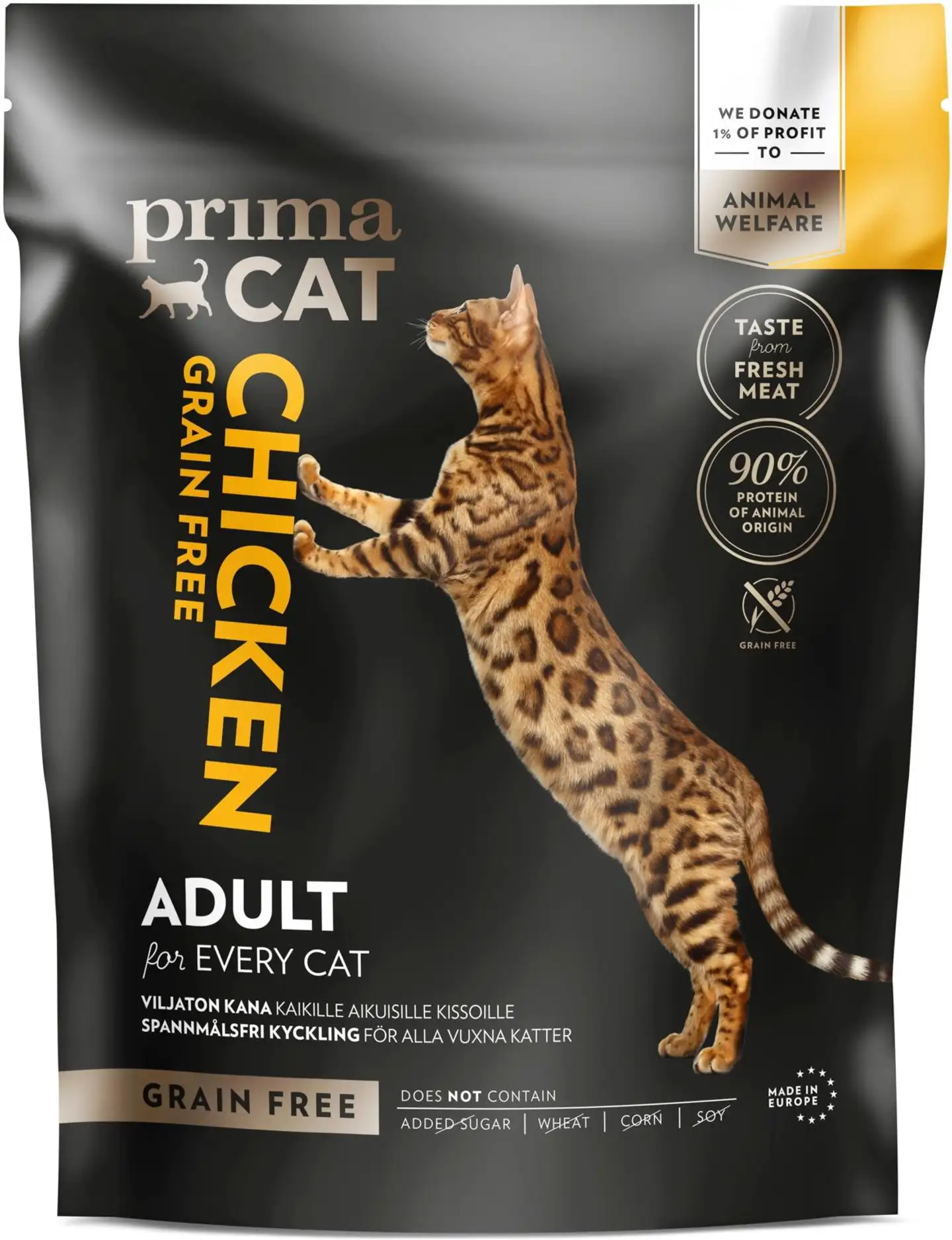 PrimaCat Viljaton kana aikuisille kissoille 400 g