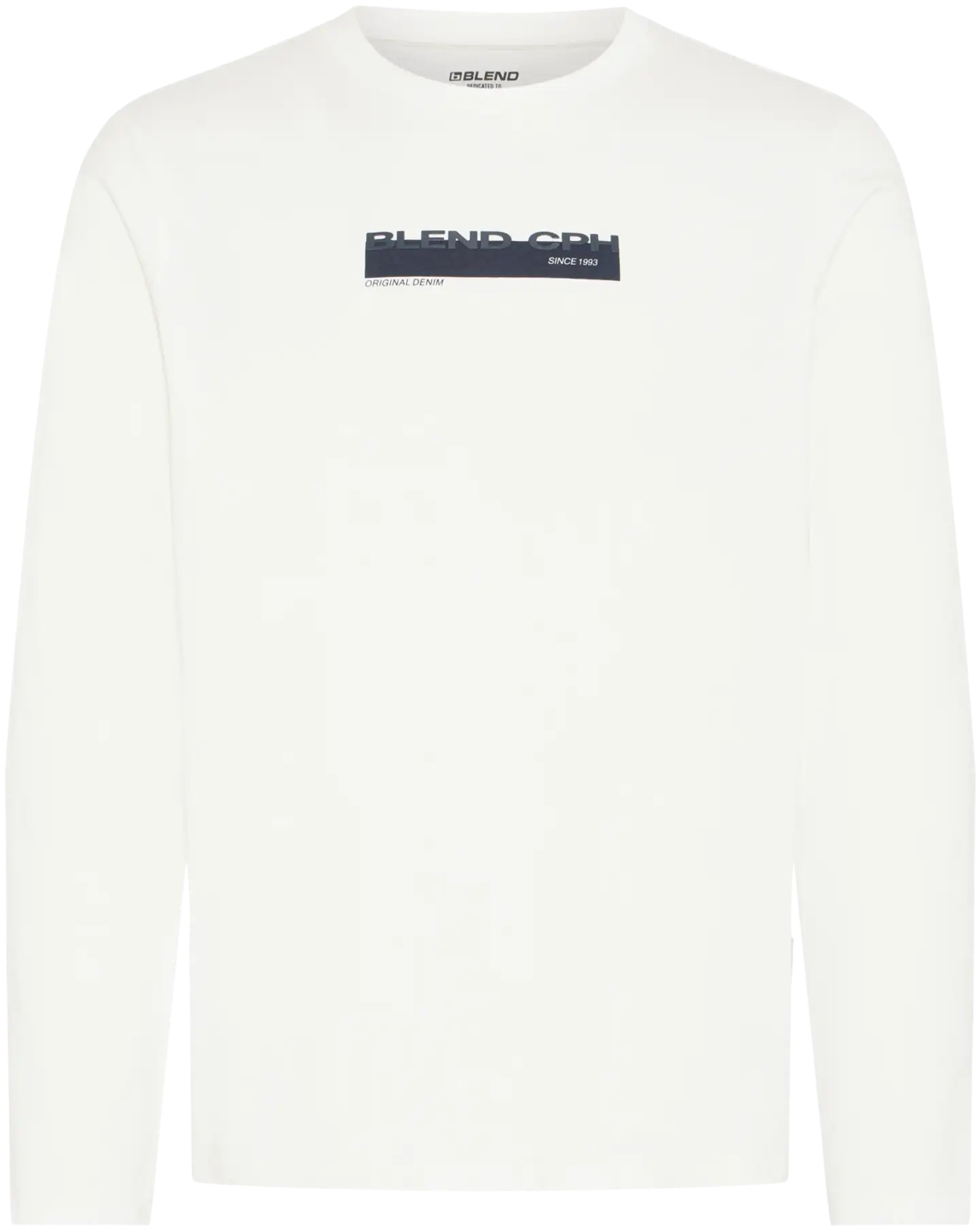 Blend miesten pitkähihainen trikoo BHKEMUEL - Snow - 1