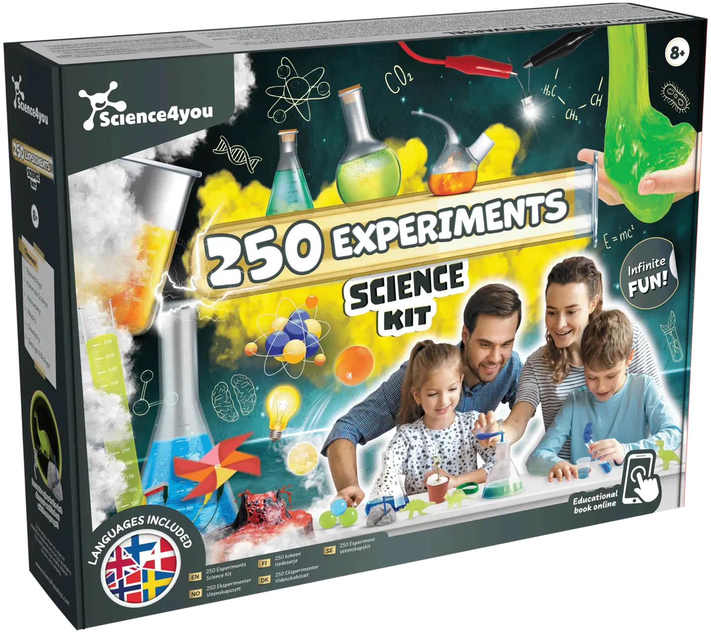 Science4You 250 Experiments -tiedesetti - 1