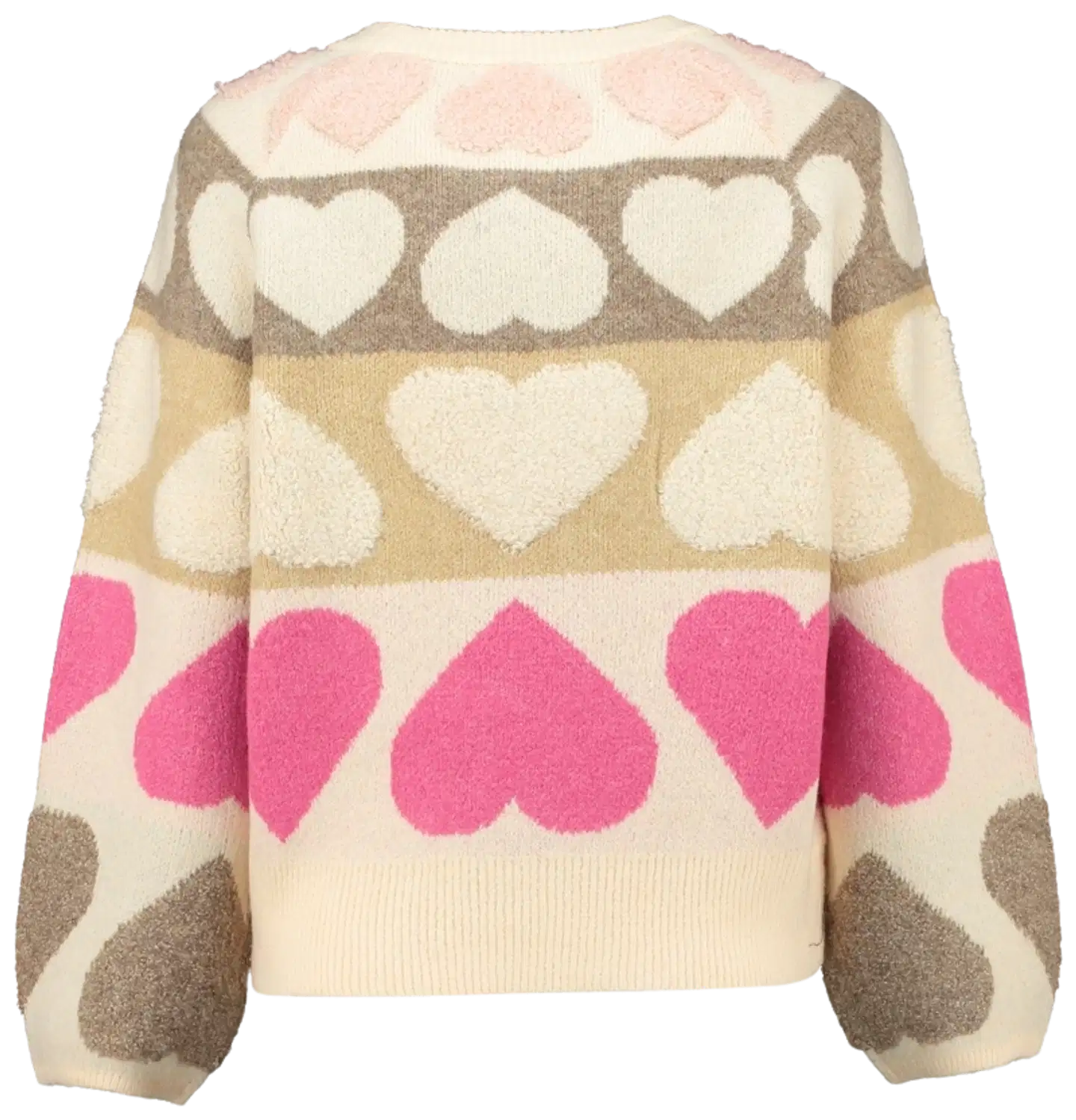 Hailys naisten neule Si44dney - offwhite heart - 3