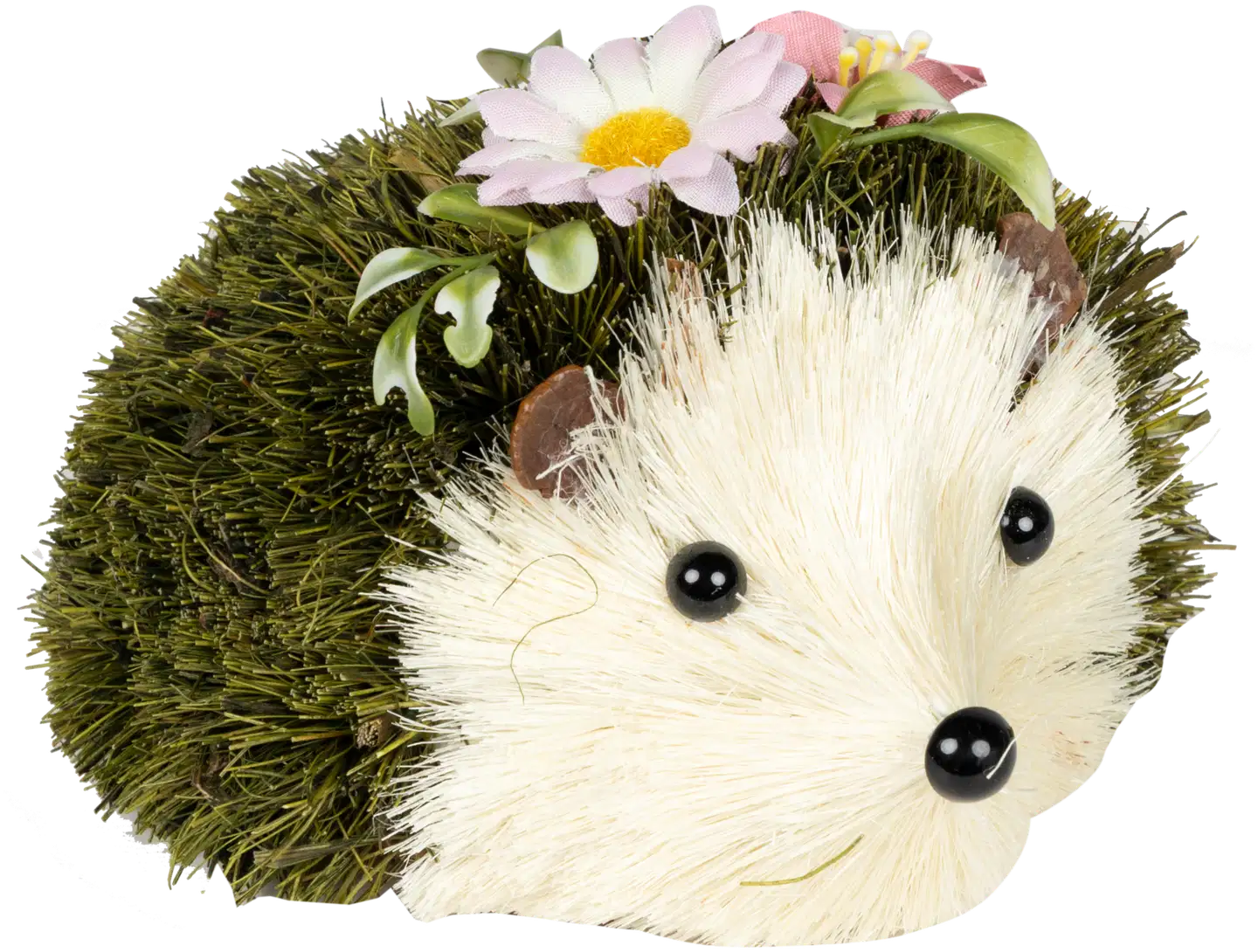 Pöytäkoriste siili kukkasilla