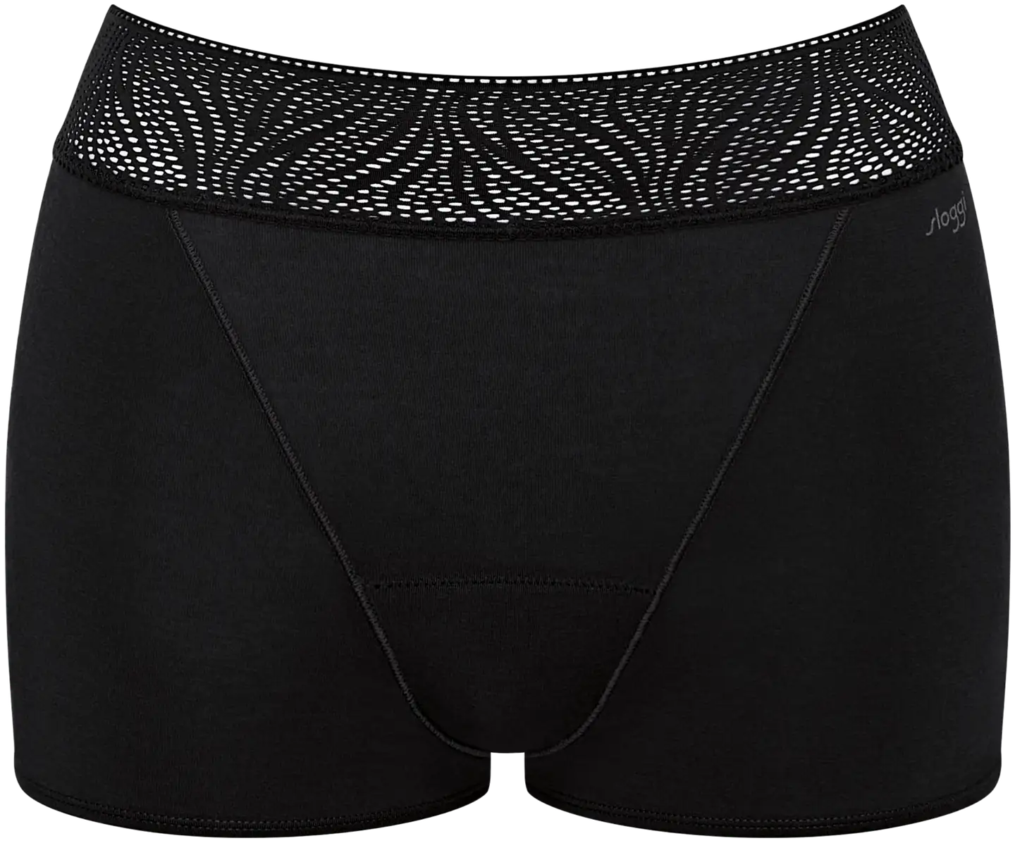 Sloggi naisten short-malliset kuukautishousut medium - BLACK - 1