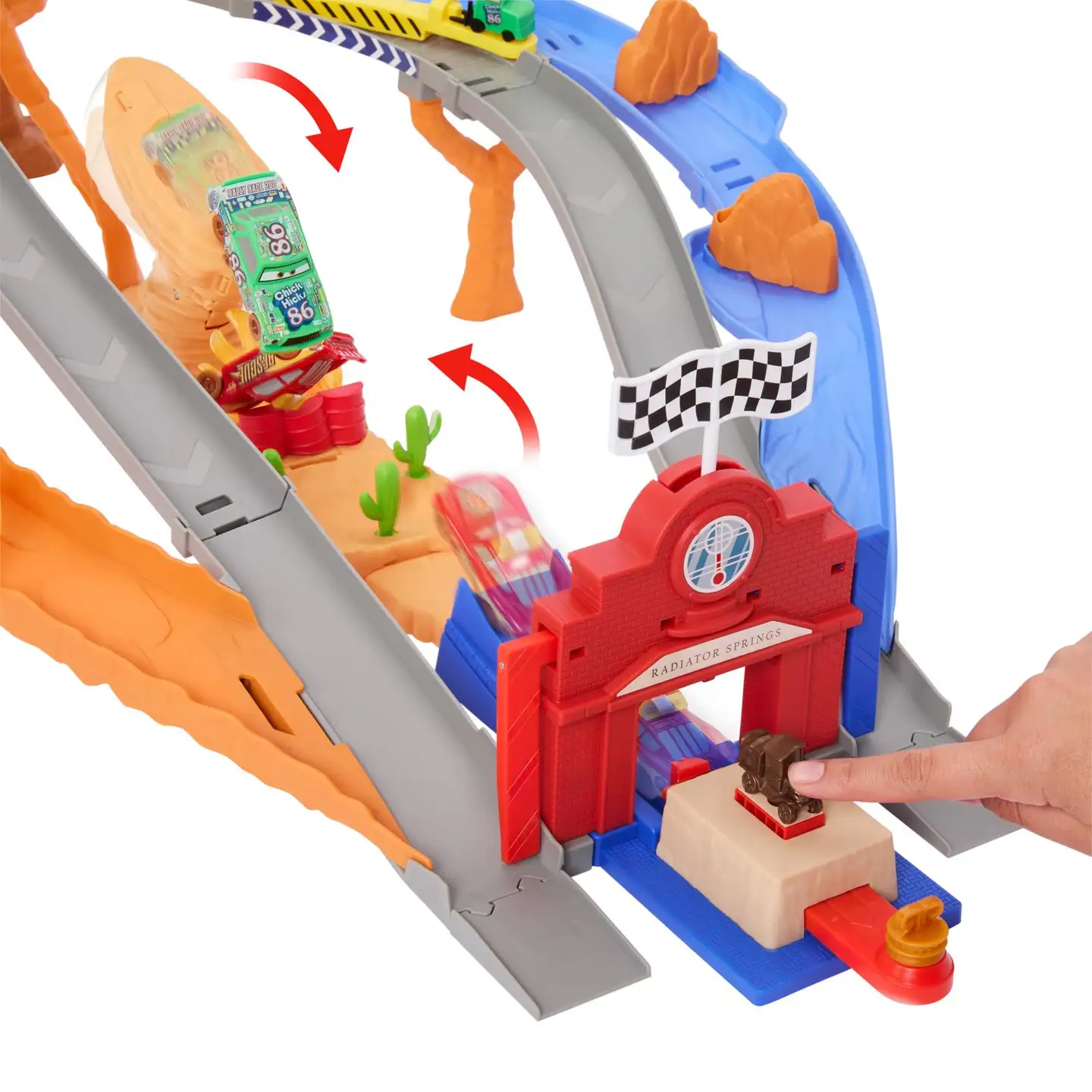 Cars Race & Rescue -Leikkisetti - 4