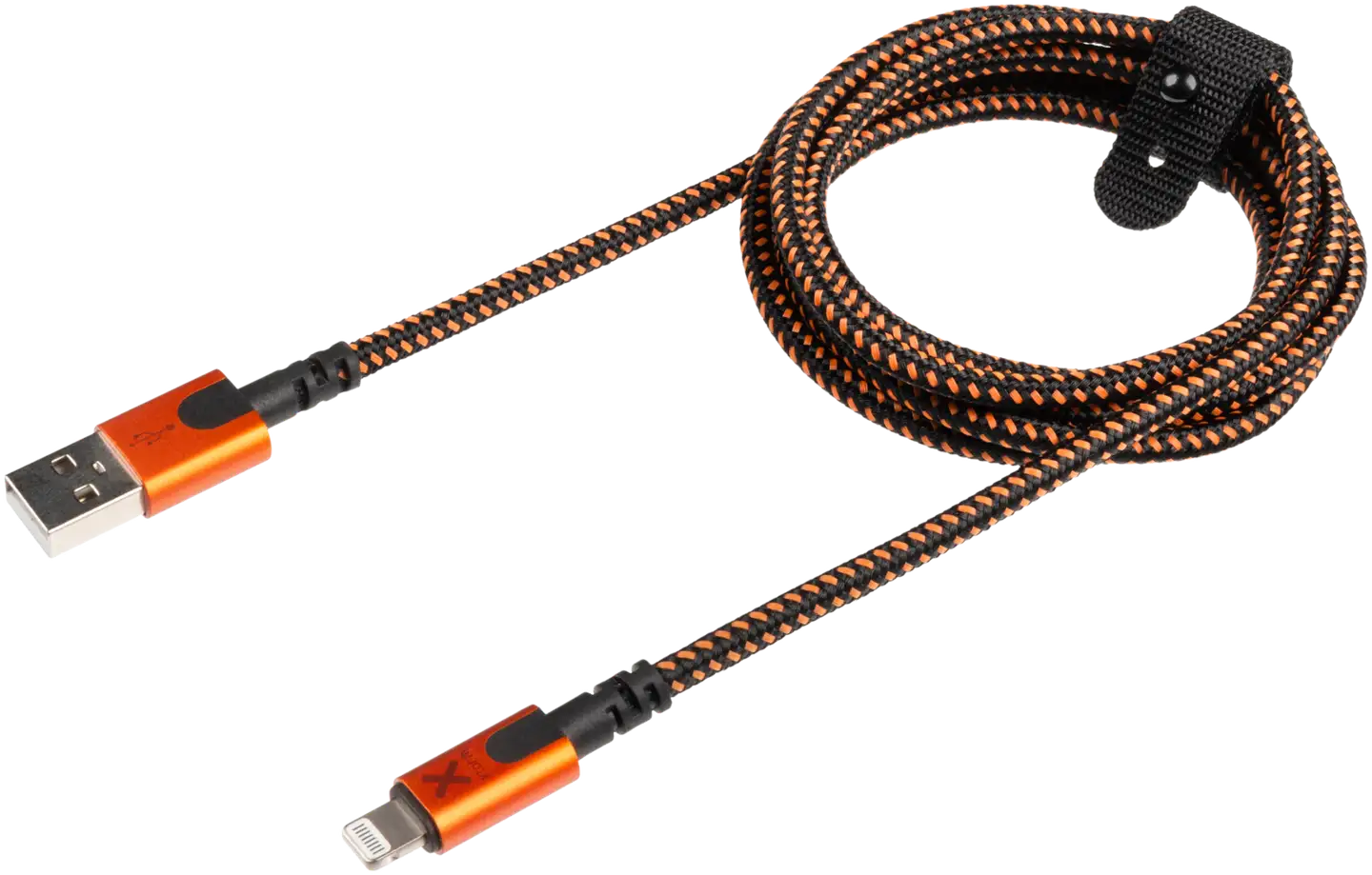 Xtorm USB-A/Lightning MFI kaapeli 1,5m CXX002 musta/oranssi - 1