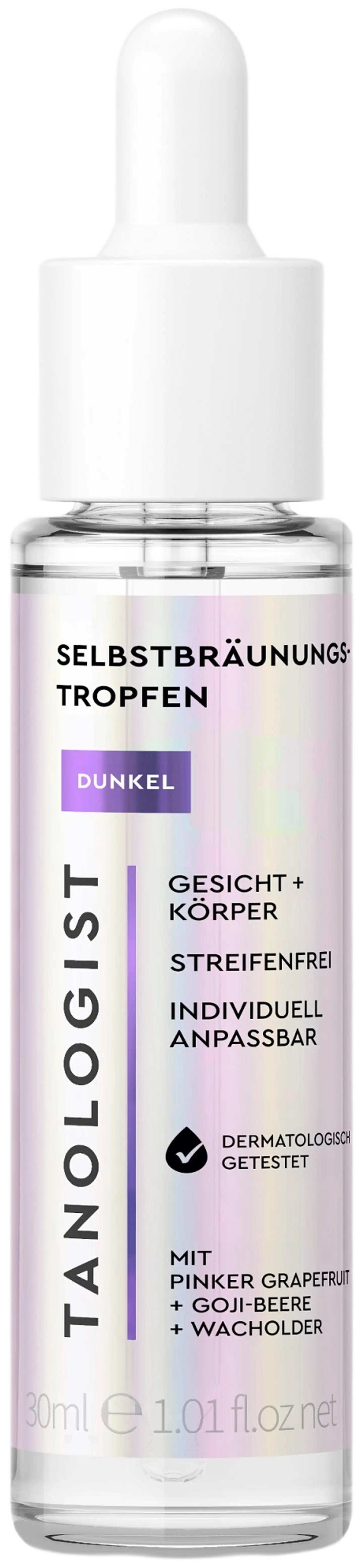 Tanologist Self Tan Drops Dark -itseruskettavat tipat 30ml
