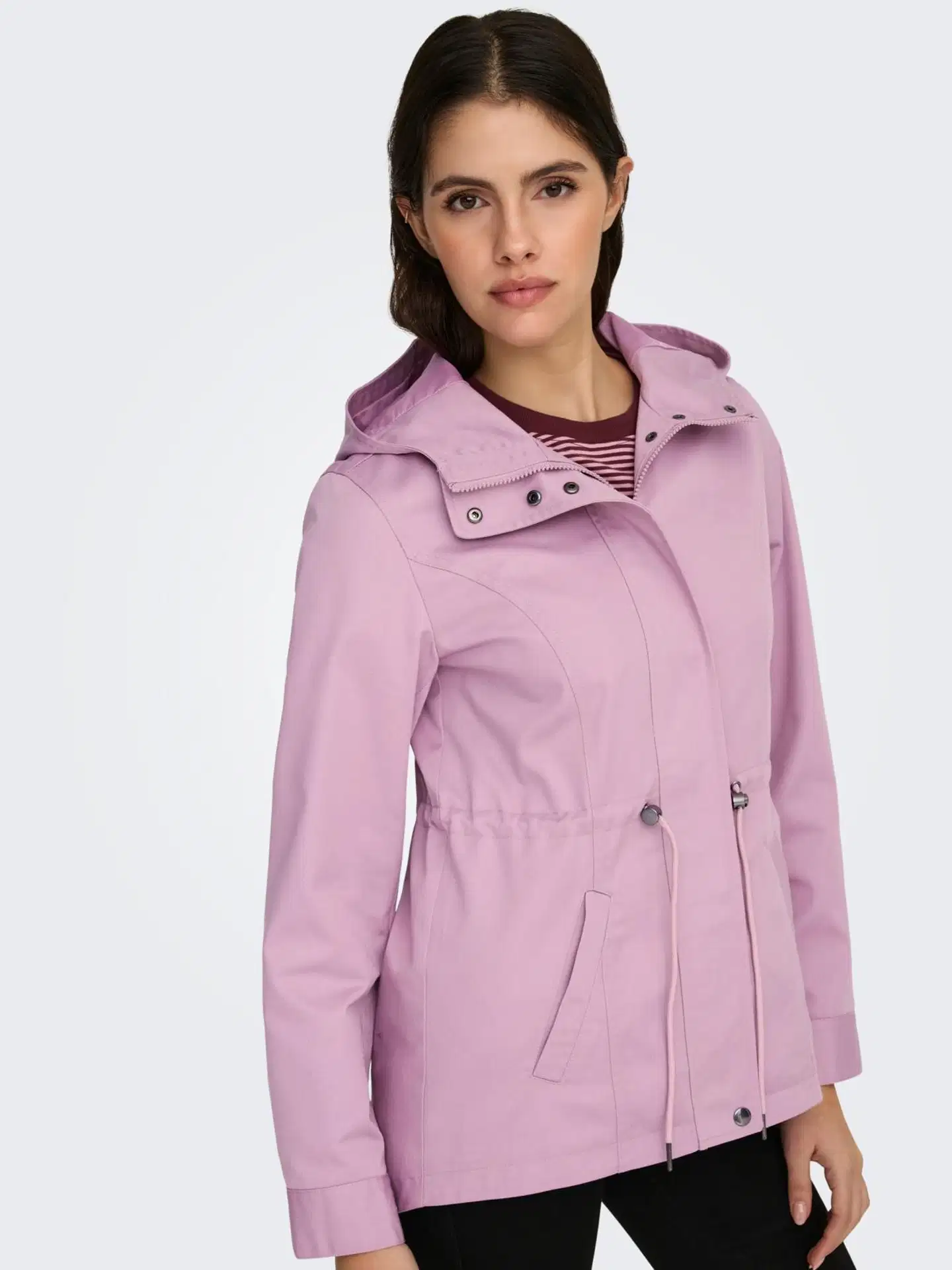 JDY naisten parkatakki Jdyriver - Mauve shadows - 6