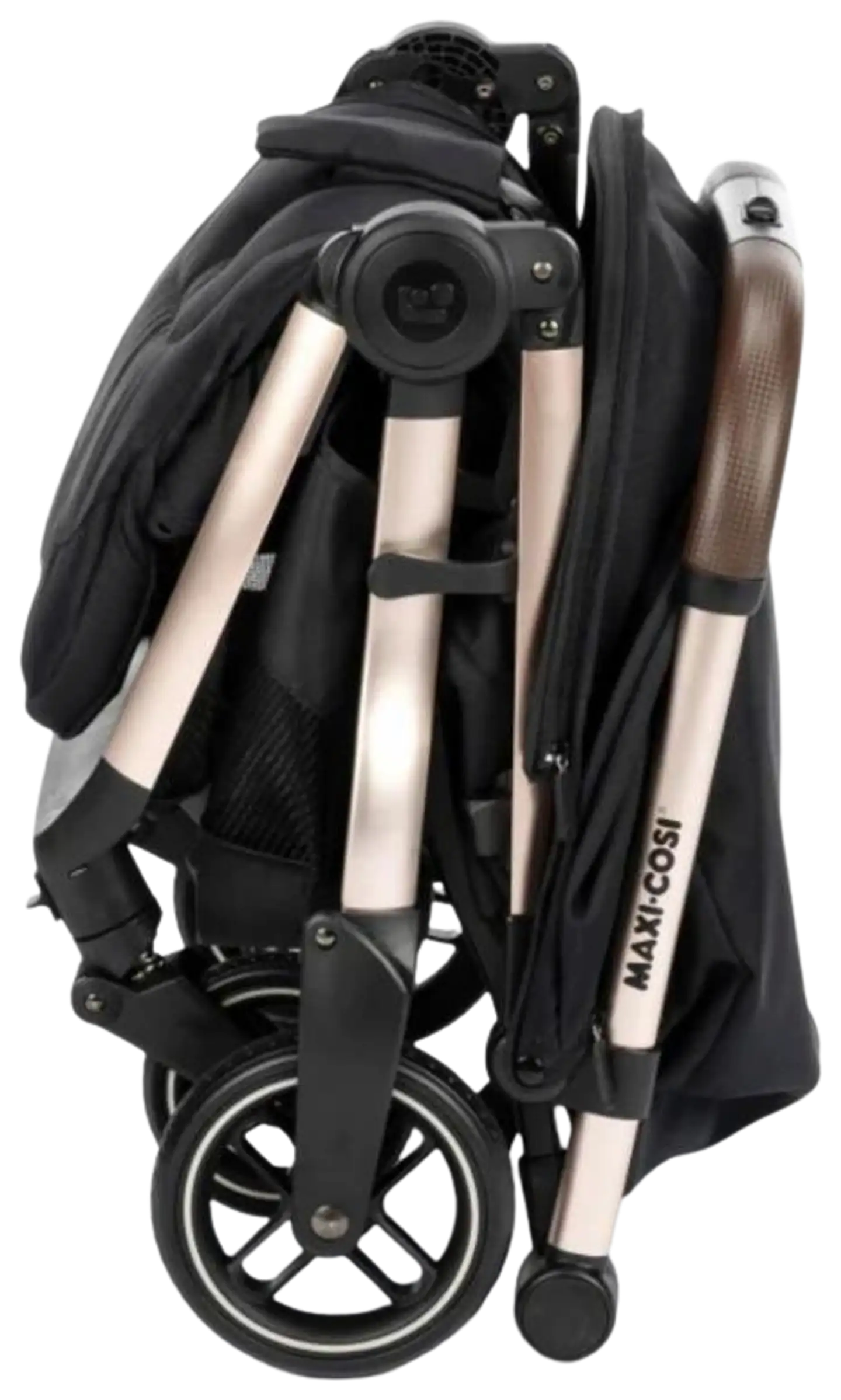 Maxi-Cosi Eva 3 matkarattaat Essential Black/Champagne - 9