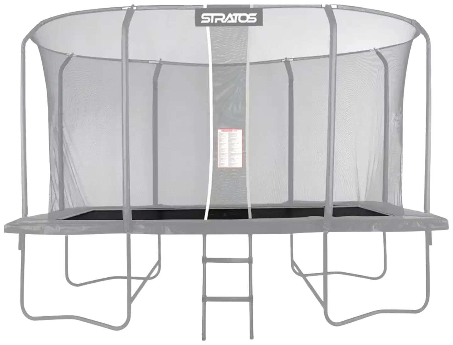 Trampoliinin matto stratos suorakaide trampoliini 277x477 cm premium black line - 1