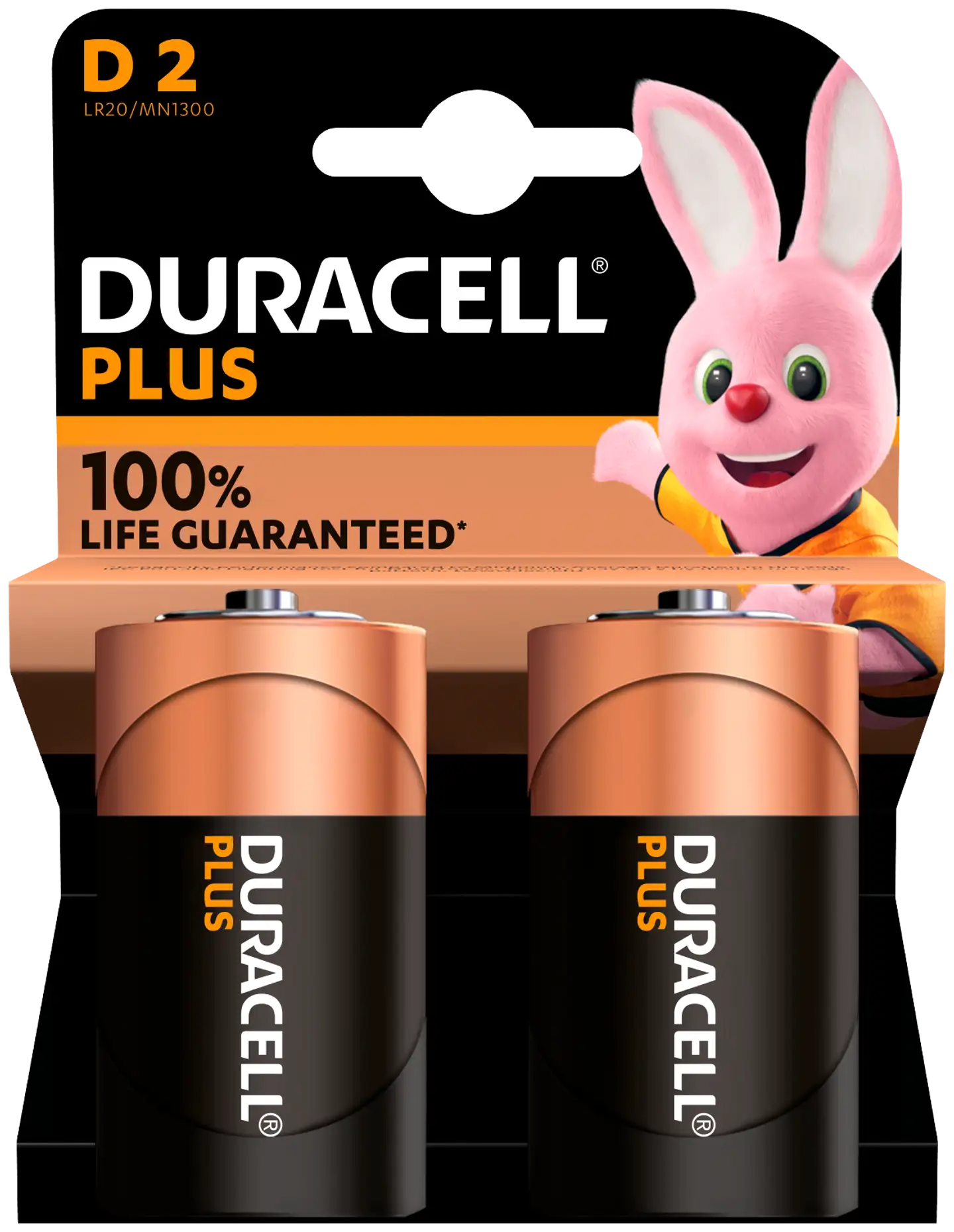 Duracell 2kpl Plus D