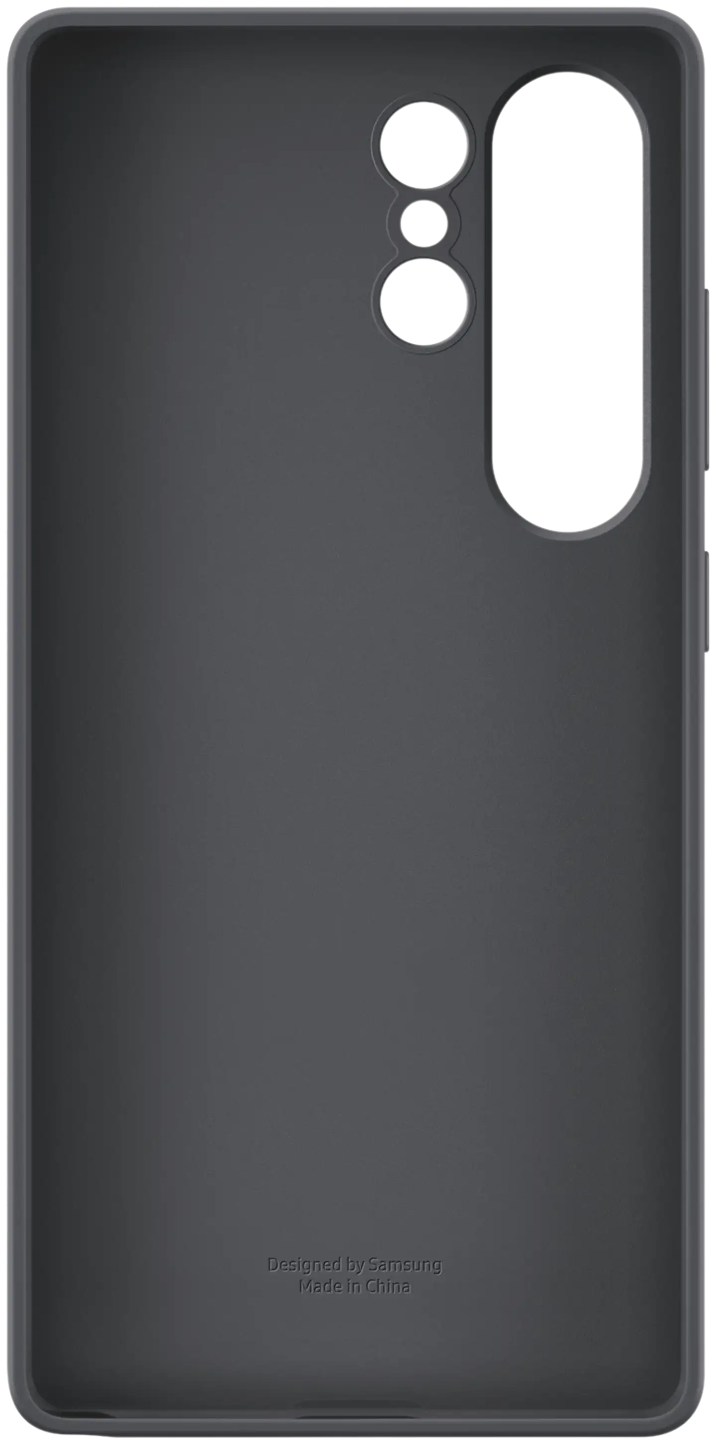 Samsung s25 suojakuori ultra silicone case black - 3