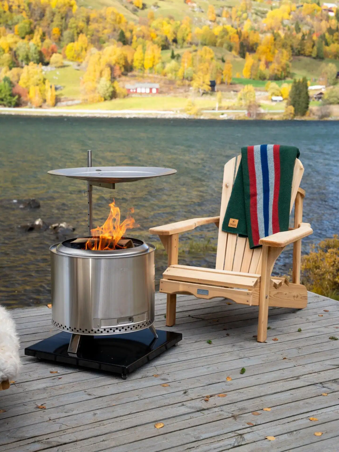 Espegard Lämmönheijastin rst tulisijaan 50 grillitelineellä - 2