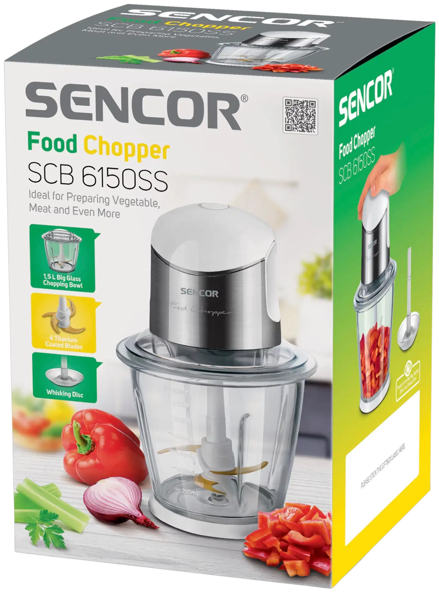 SENCOR Minisilppuri SCB 6150SS-EUE3 - 7