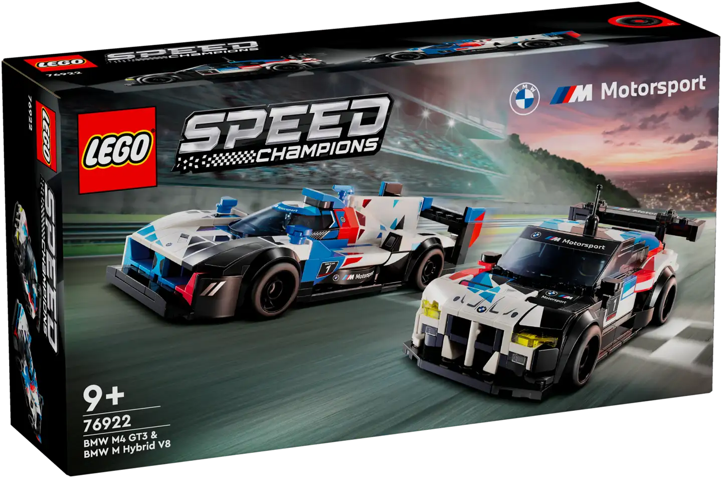 LEGO® Speed Champions 76922 BMW M4 GT3 ja BMW M Hybrid V8 kilpa-autot - 2