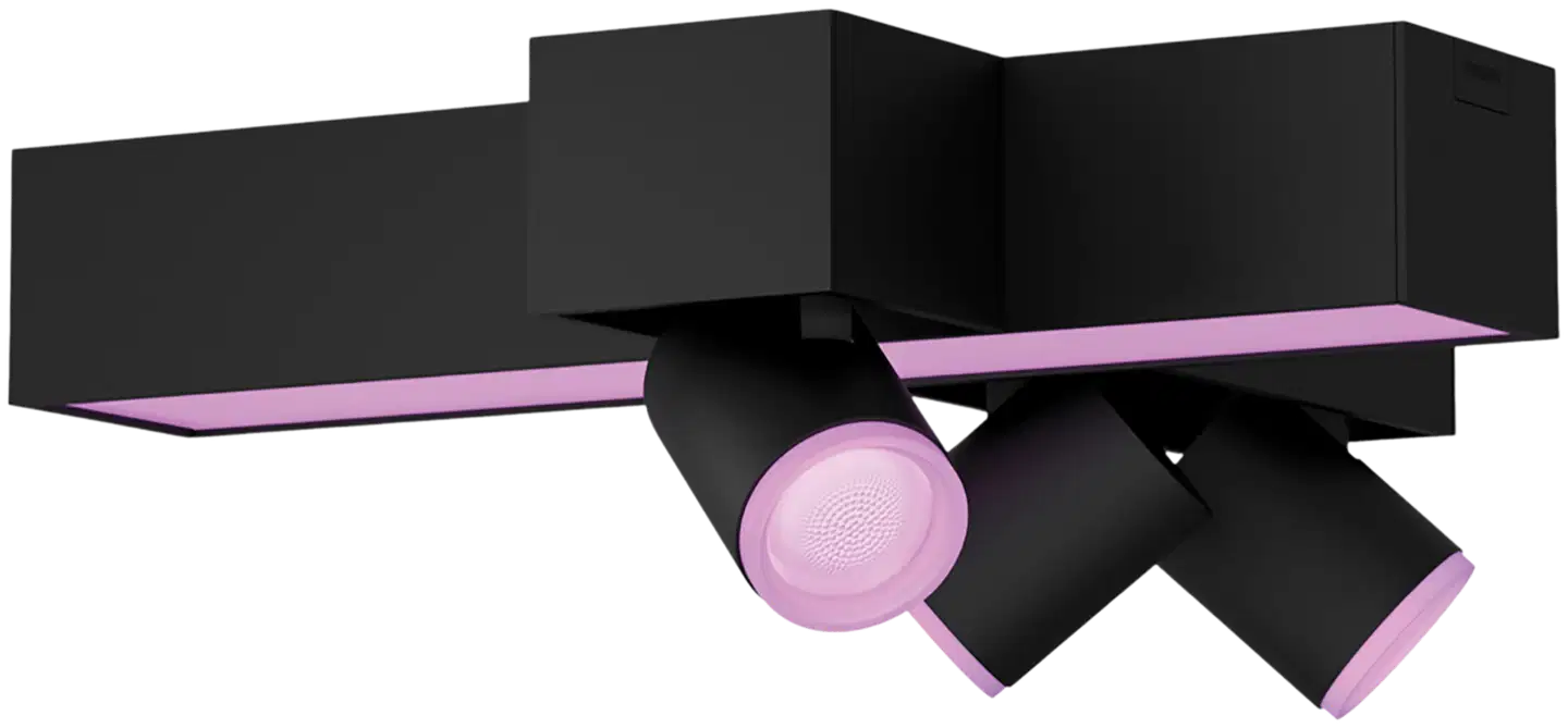 Philips Hue Centris -kattovalaisin kolmella kohdevalolla 25W 2000-6500K 2960LM musta - 1