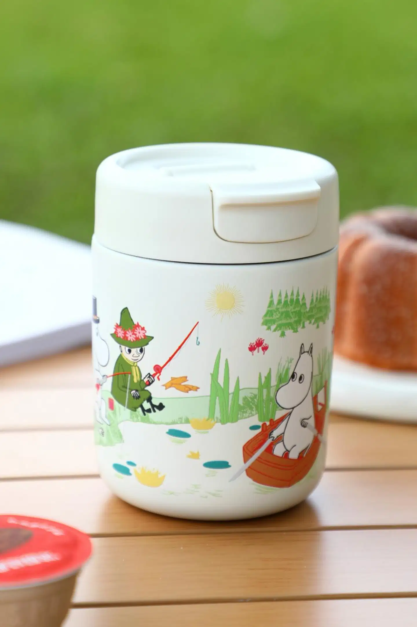 Muumi termosmuki  320 ml lomalla - 2