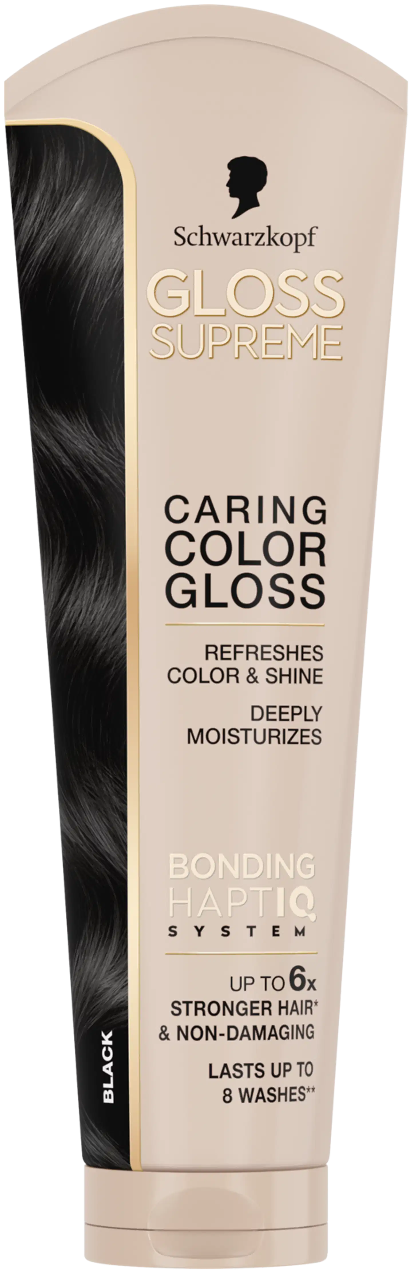 Schwarzkopf Gloss Supreme Black 145ml