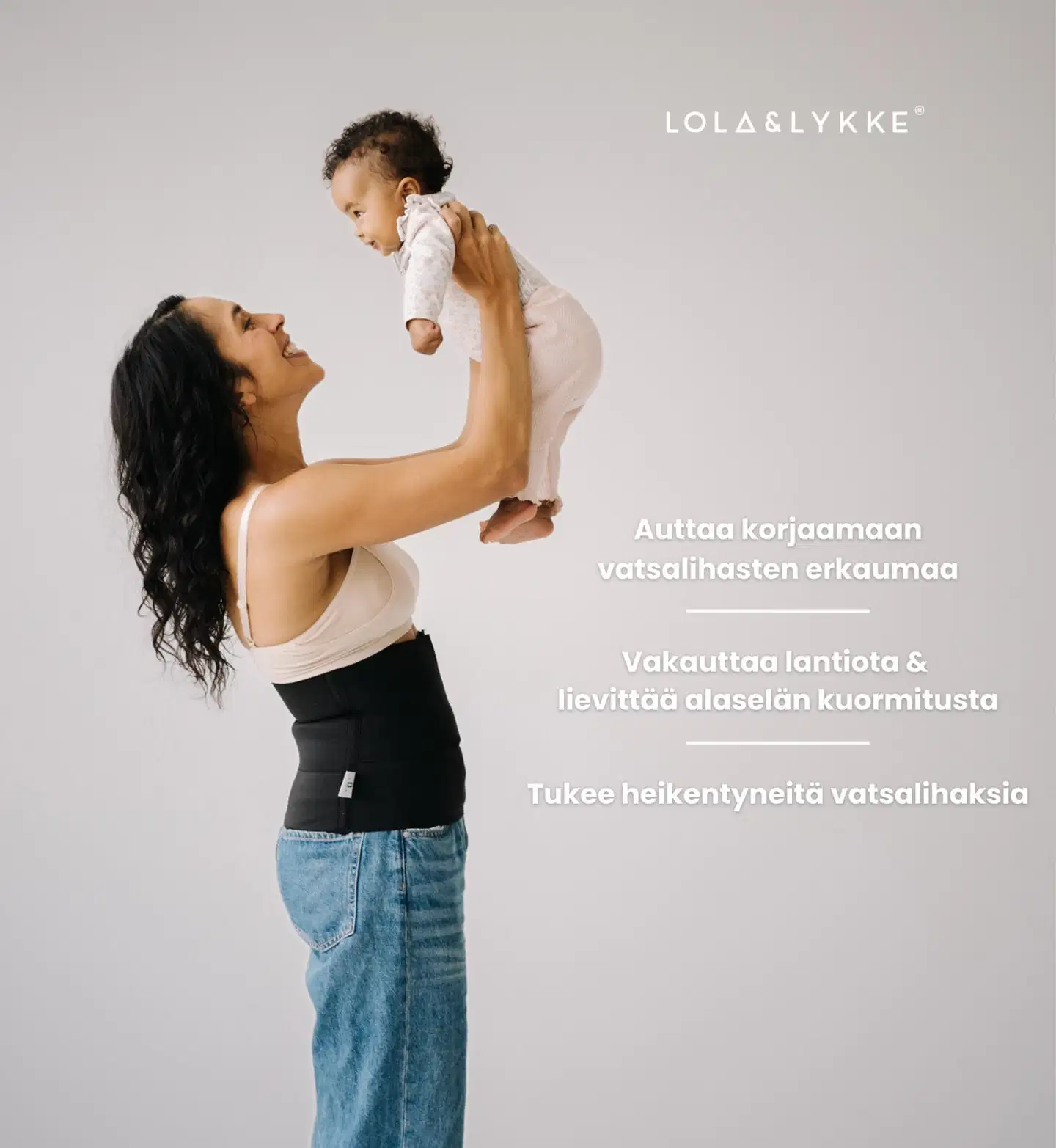 Lola&Lykke core restore synnytyksen jälkeinen tukivyö - MUSTA - 4