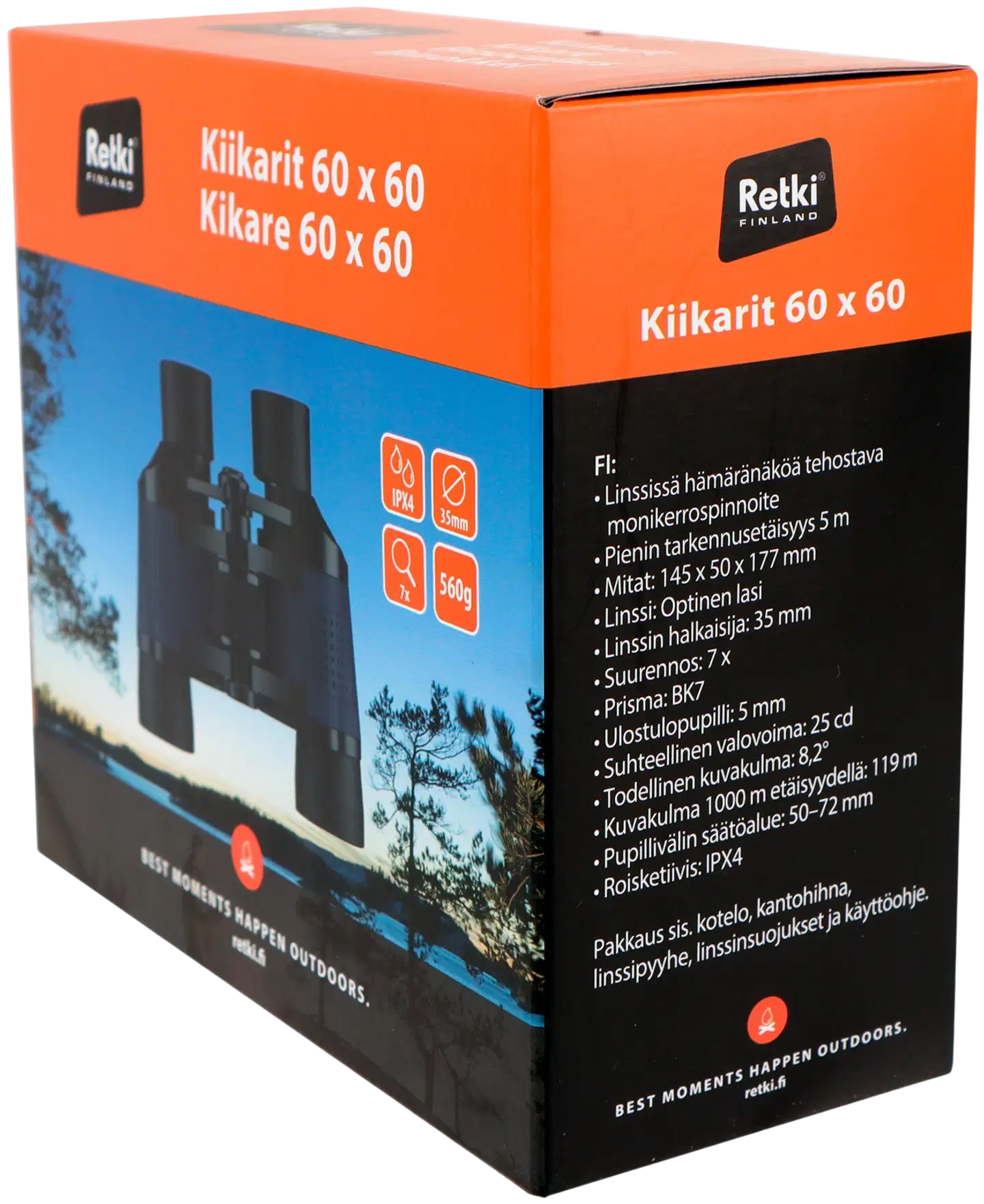 Retki Kiikarit 60x60 hämäränäkölinssillä - 8