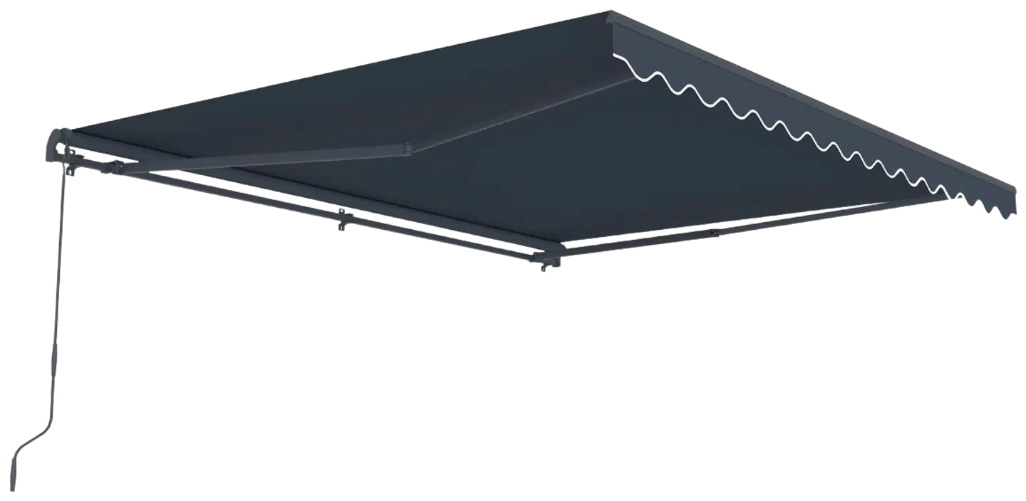 Lykke markiisi 3,95x3 m, tummanharmaa - 5