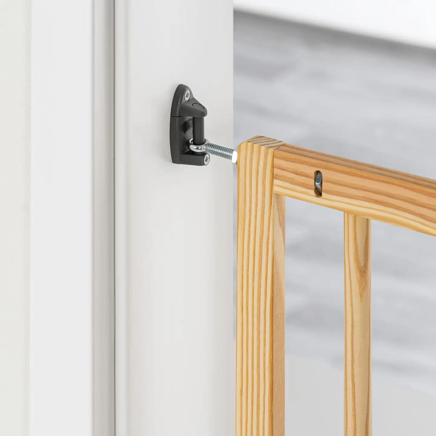 Reer turvaportti esteetön, puinen 75–104,5cm - 5