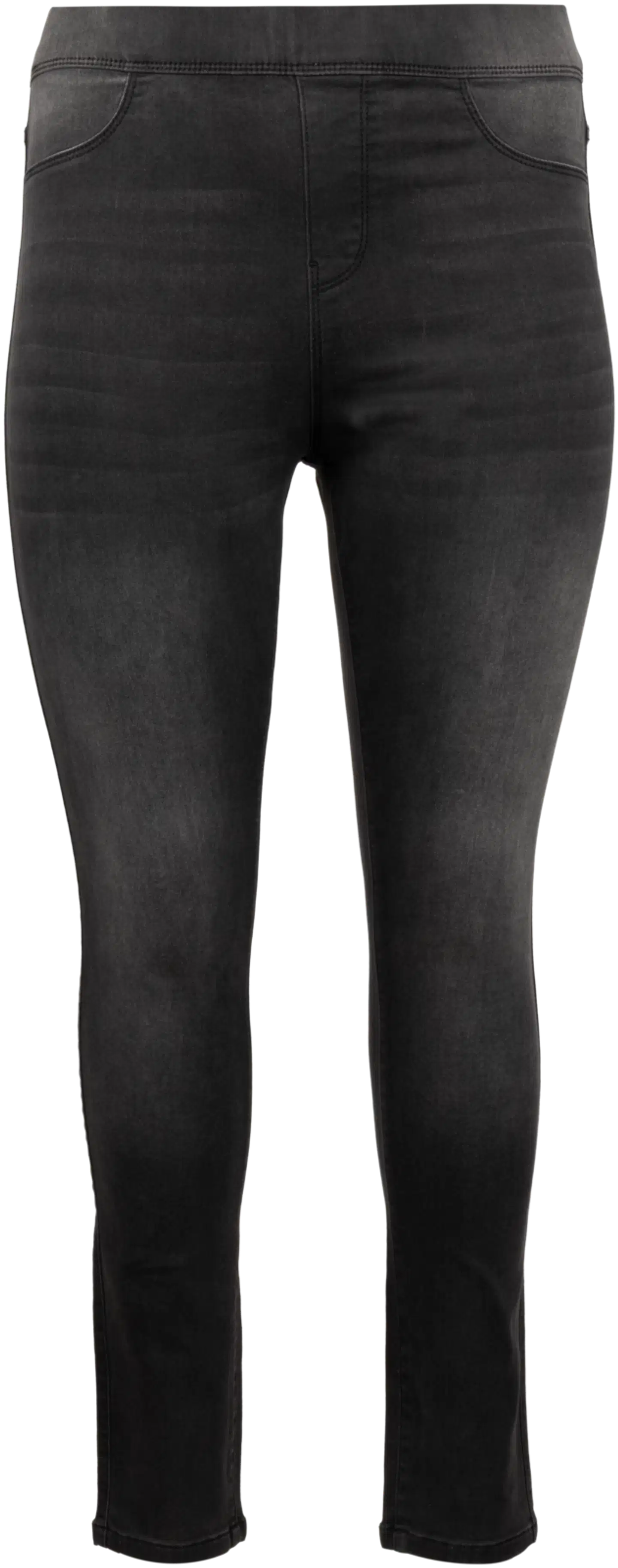 House naisten denimjeggingsit 222HP30261, D-mitoitus - Black denim washed - 1