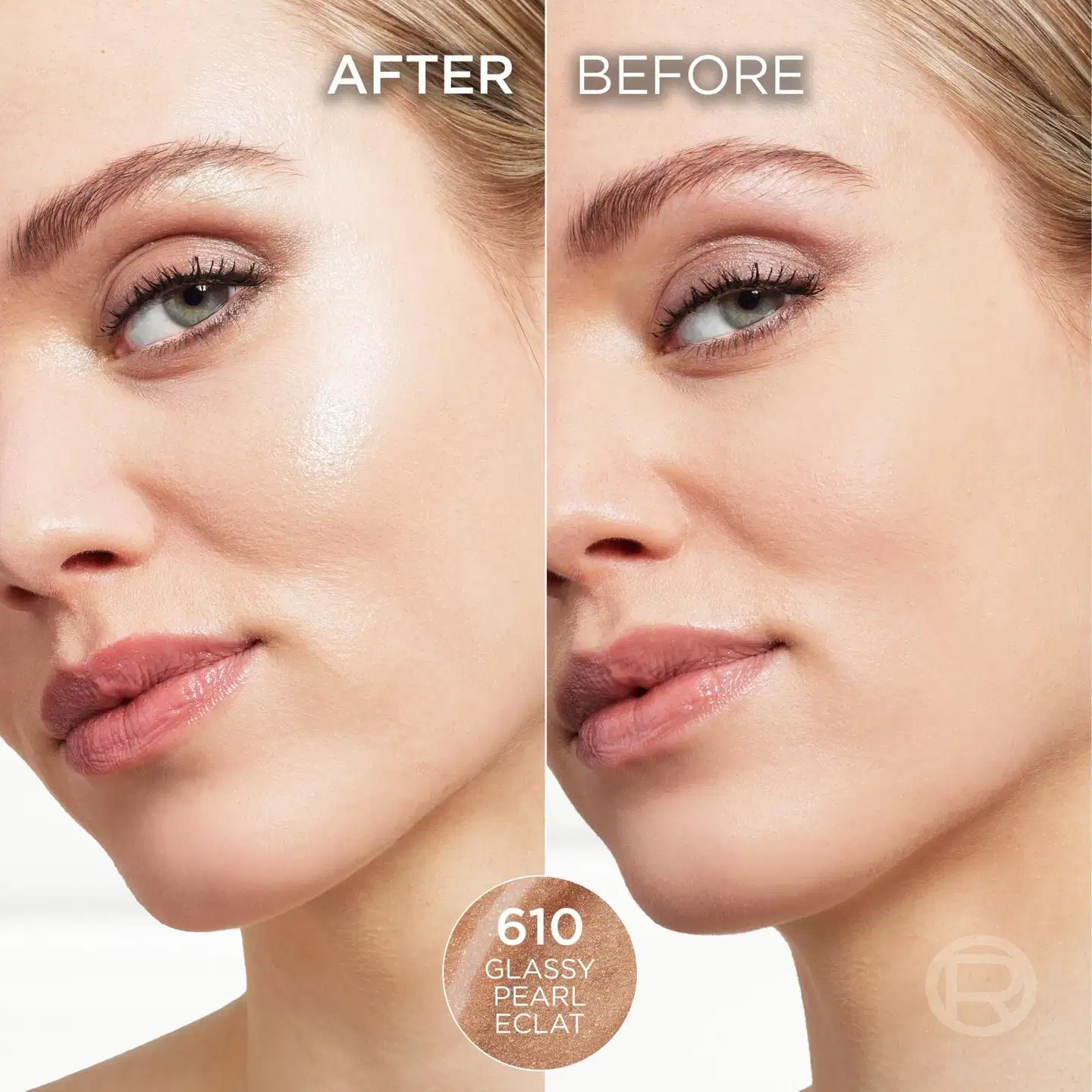 L'Oréal Paris Lumi Le Glass 610 Glassy Pearl Éclat korostuspuuteri 5 g - Glassy Pearl Éclat - 4