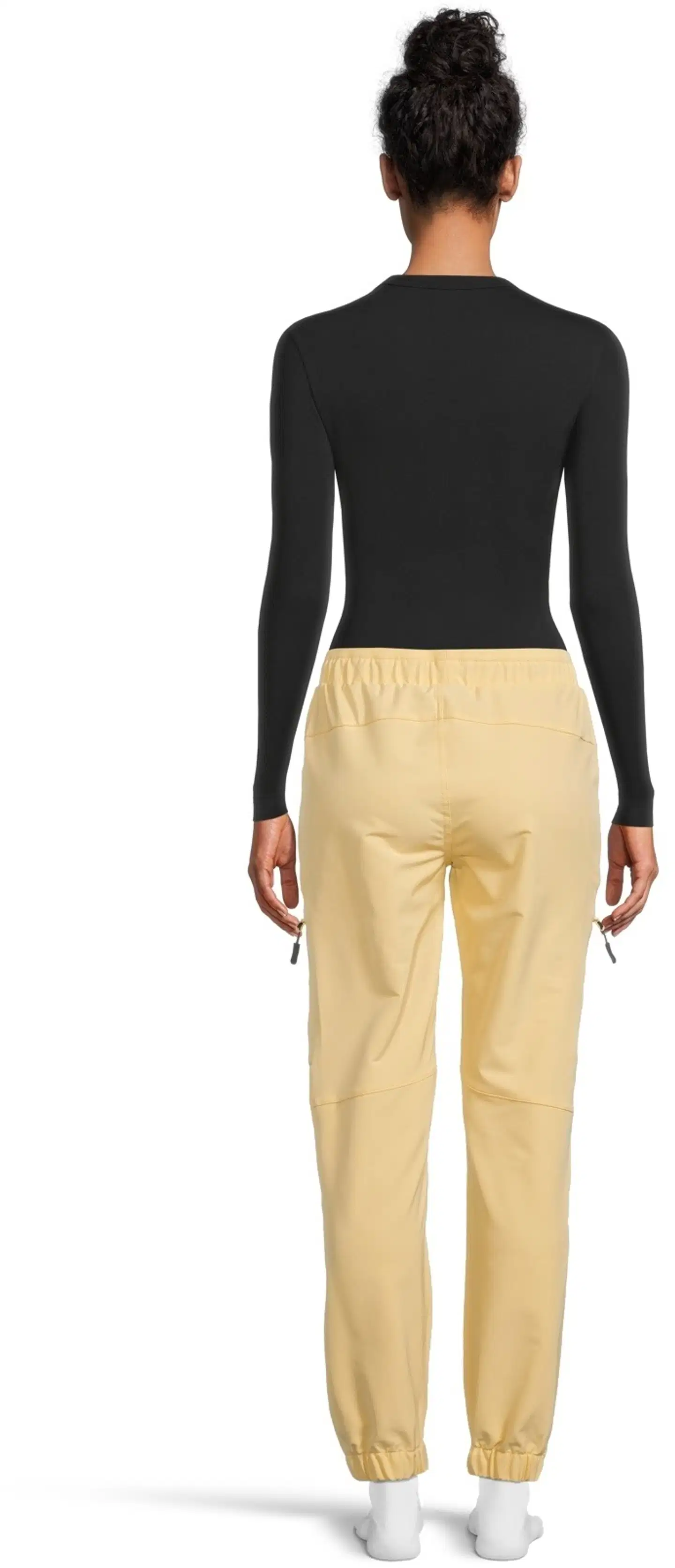 Luode12 naisten retkeilyhousut loose-fit 223L112661 - golden haze - 3