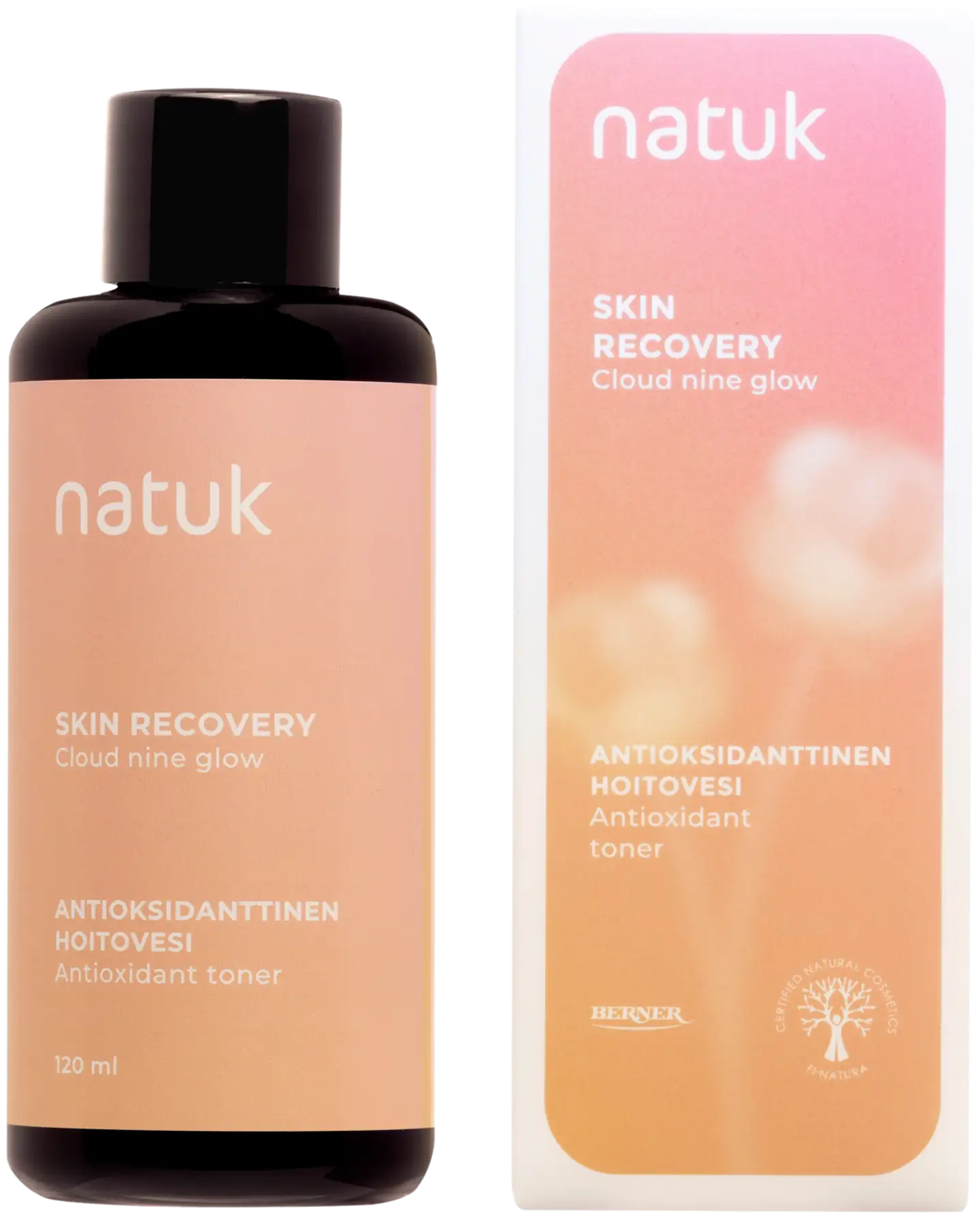 Natuk Skin Recovery 120 ml Antioksidanttinen hoitovesi