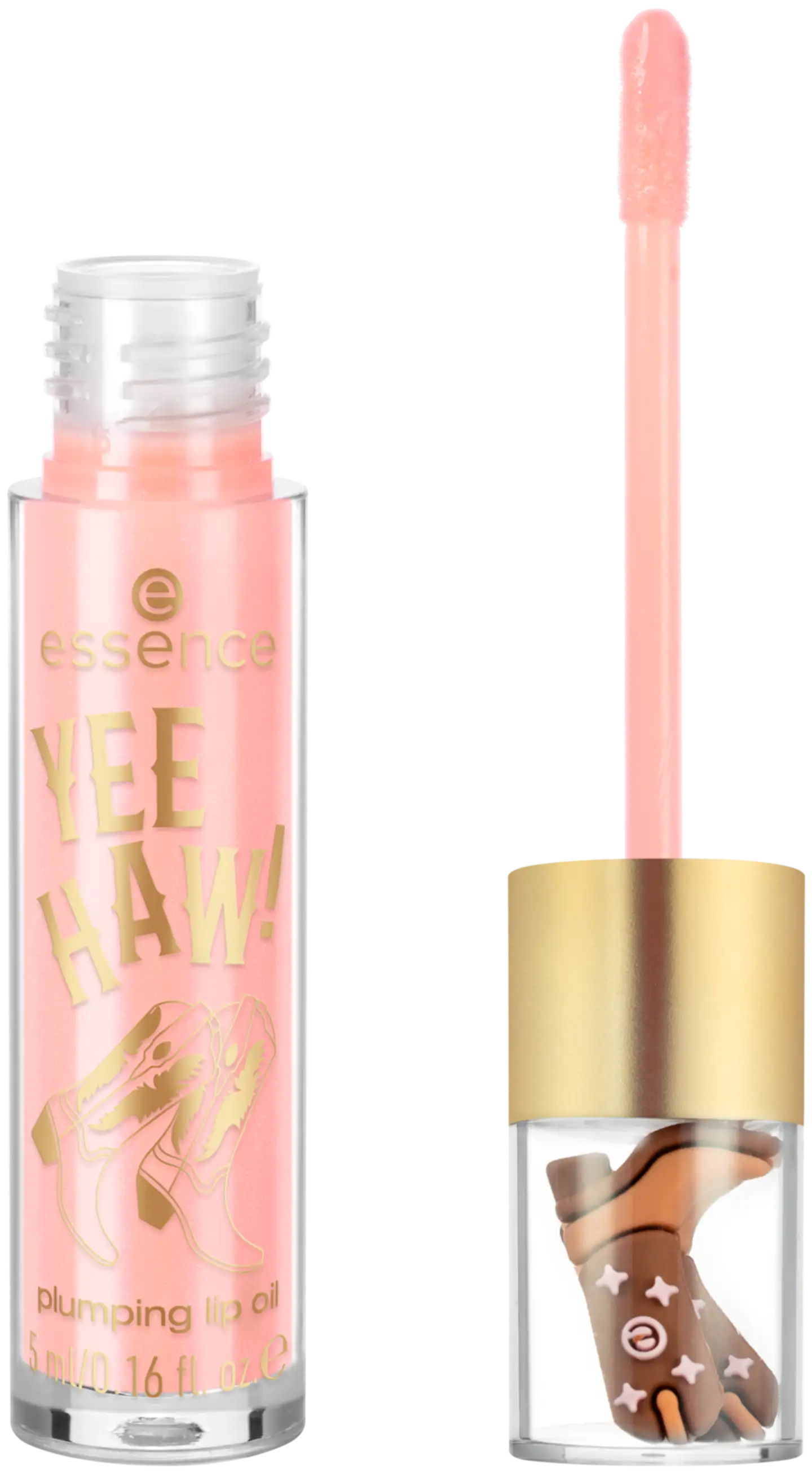 essence YEE HAW! plumping lip oil 01 Boots On, Carry On! 5 ml - 2