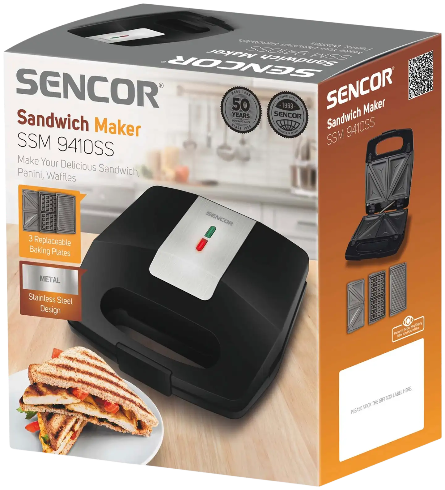 Sencor voileipägrilli SSM 9410SS - 7